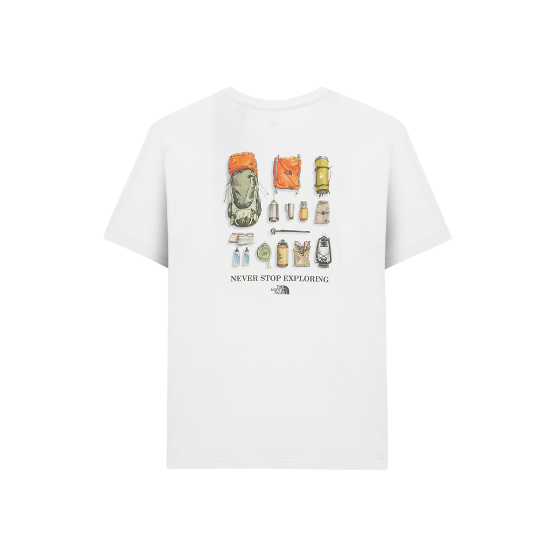 노스페이스 캠프 바이브 숏슬리브 라운드 티셔츠 오프 화이트 - 25SS(The North Face Camp Vibe S/S Round T-Shirt Off White - 25SS) - 2