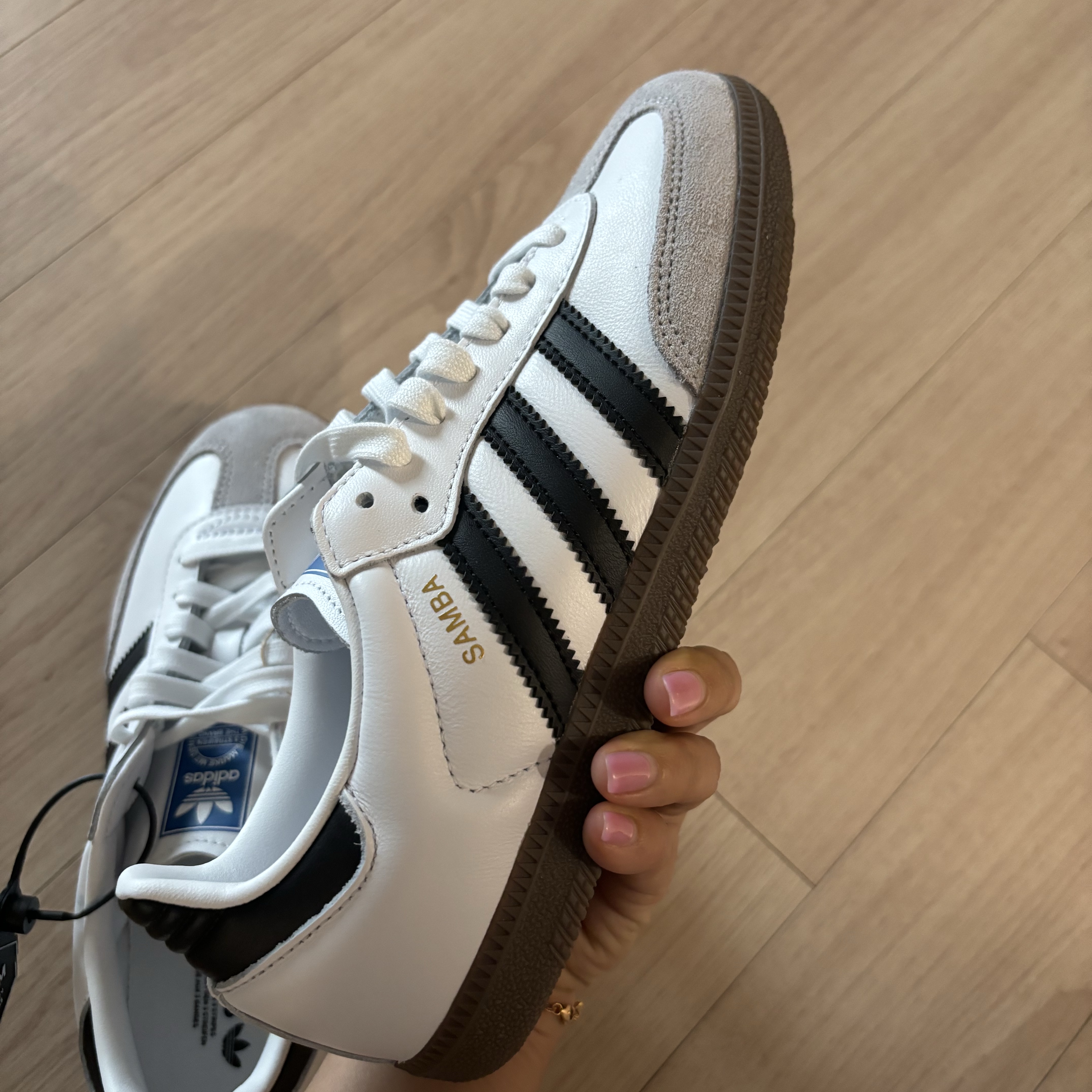 Adidas Samba OG Cloud White 착용 스타일 - 6