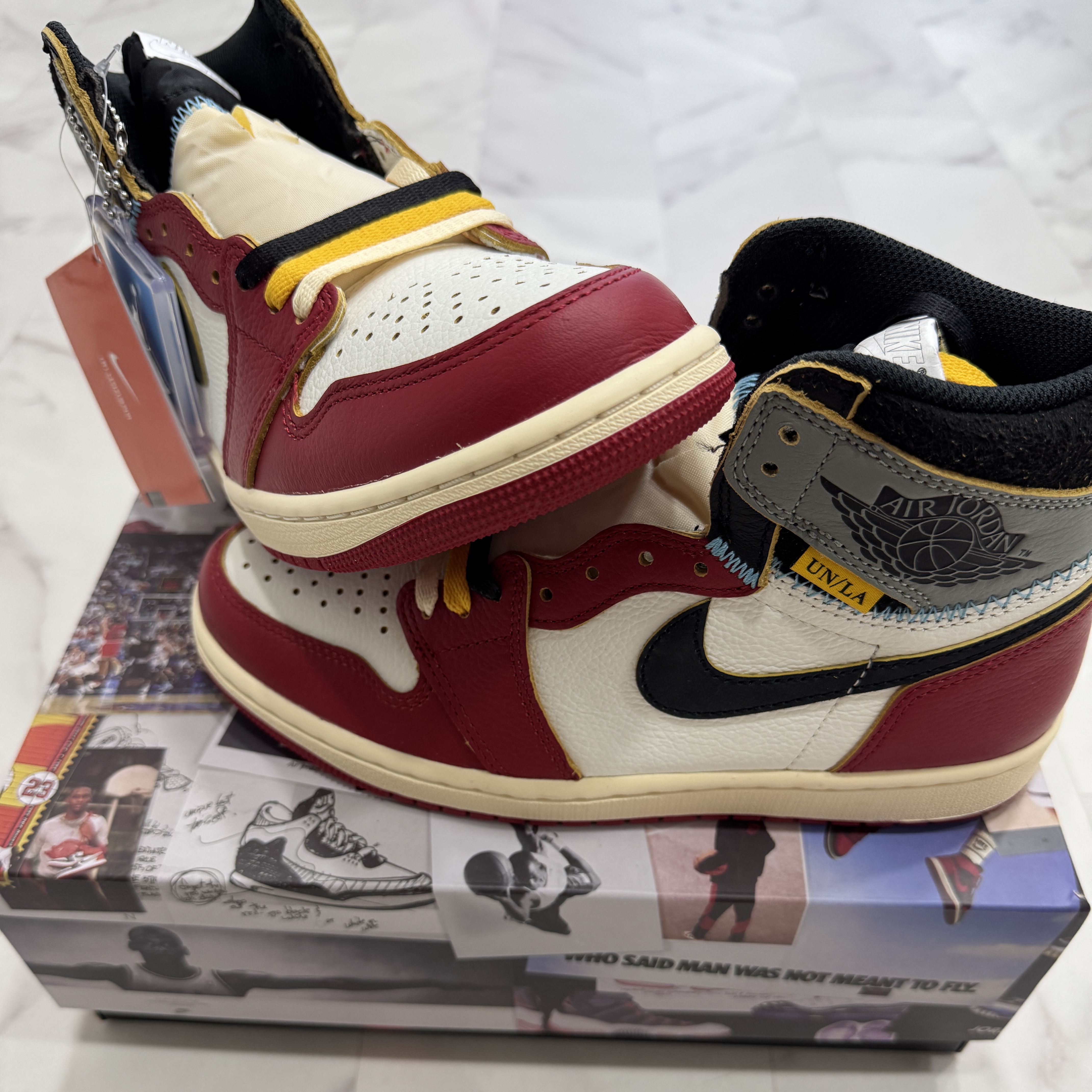 Jordan 1 x Union Retro High OG Chicago Shadow 착용 스타일