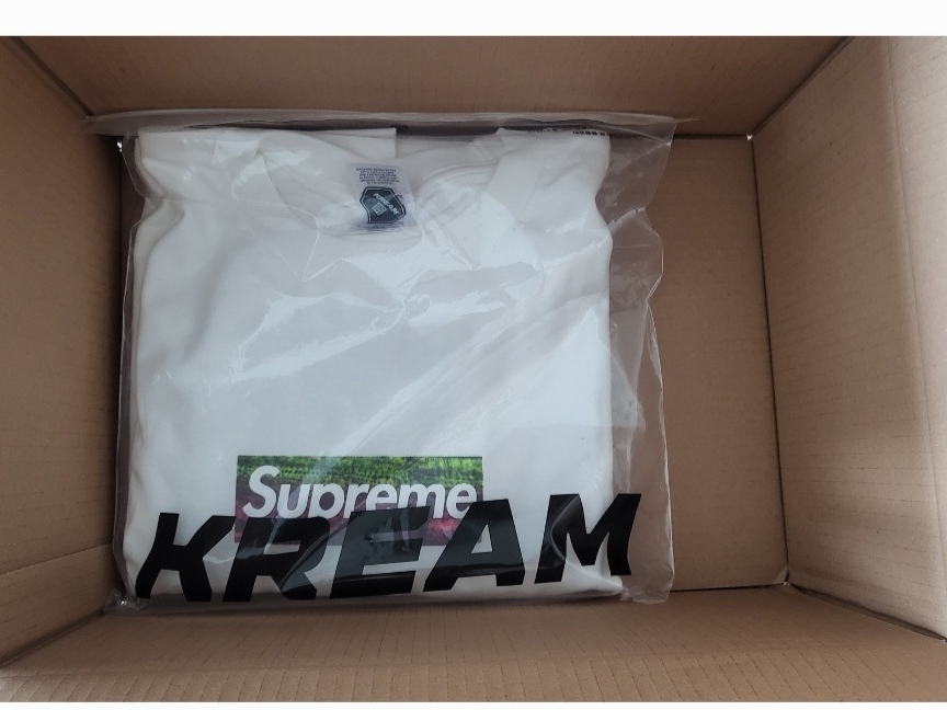 Supreme Los Angeles Fire Relief Box Logo T-Shirt White - 25SS 착용 스타일