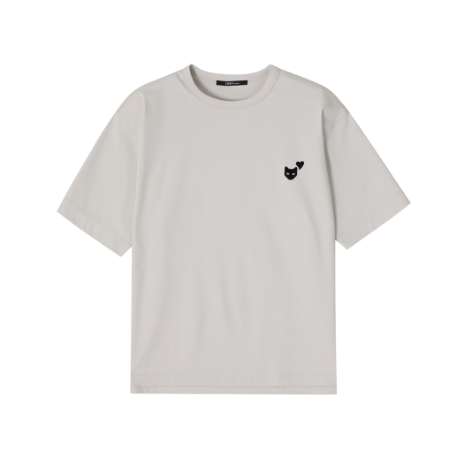 SH3TS809GY Songzio Zzero Love Panther T-Shirt Grey