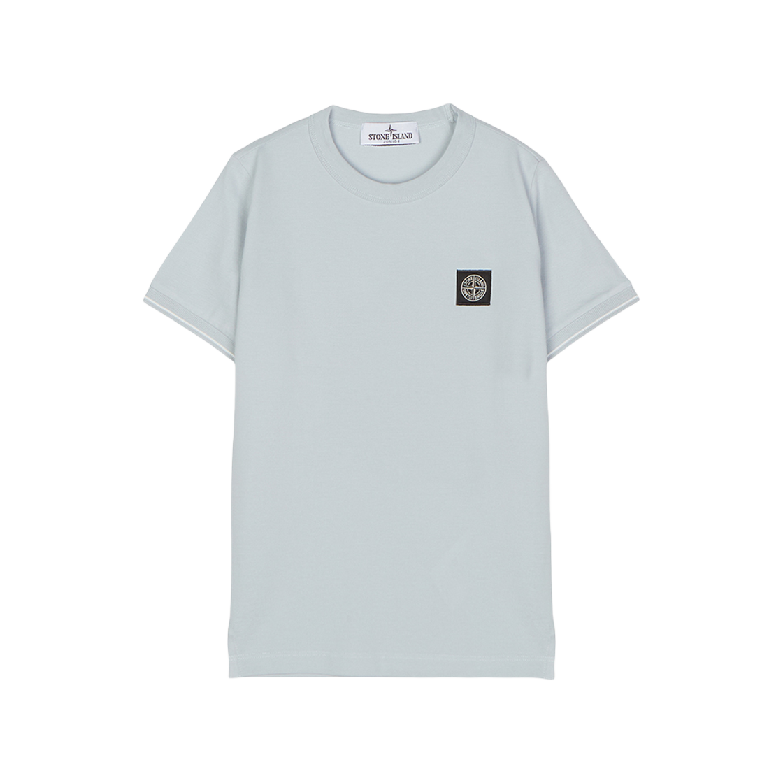 (키즈) 스톤 아일랜드 2100001 숏슬리브 티셔츠 스카이 블루 - 25SS((Kids) Stone Island 2100001 Short Sleeve T-Shirt Sky Blue - 25SS) - 1