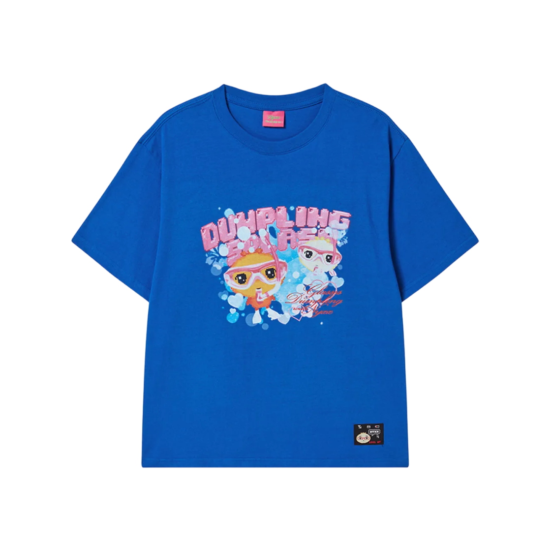 엔와이엑스엑스 x 안경만두 NYGD 스플래쉬 티셔츠 블루(NYXX x Glass Dumpling NYGD Splash T-Shirt Blue)