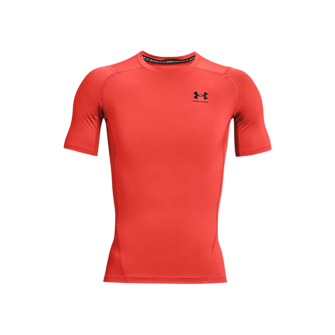 1361518-860 Under Armour HeatGear Short Sleeve Dark Orange