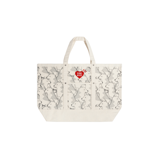 【Human Made x Verdy】Canvas Tote Bag Seoul Store Exclusive 휴먼메이드 x 베르디 캔버스 토트백 화이트 - 서울 스토어 한정