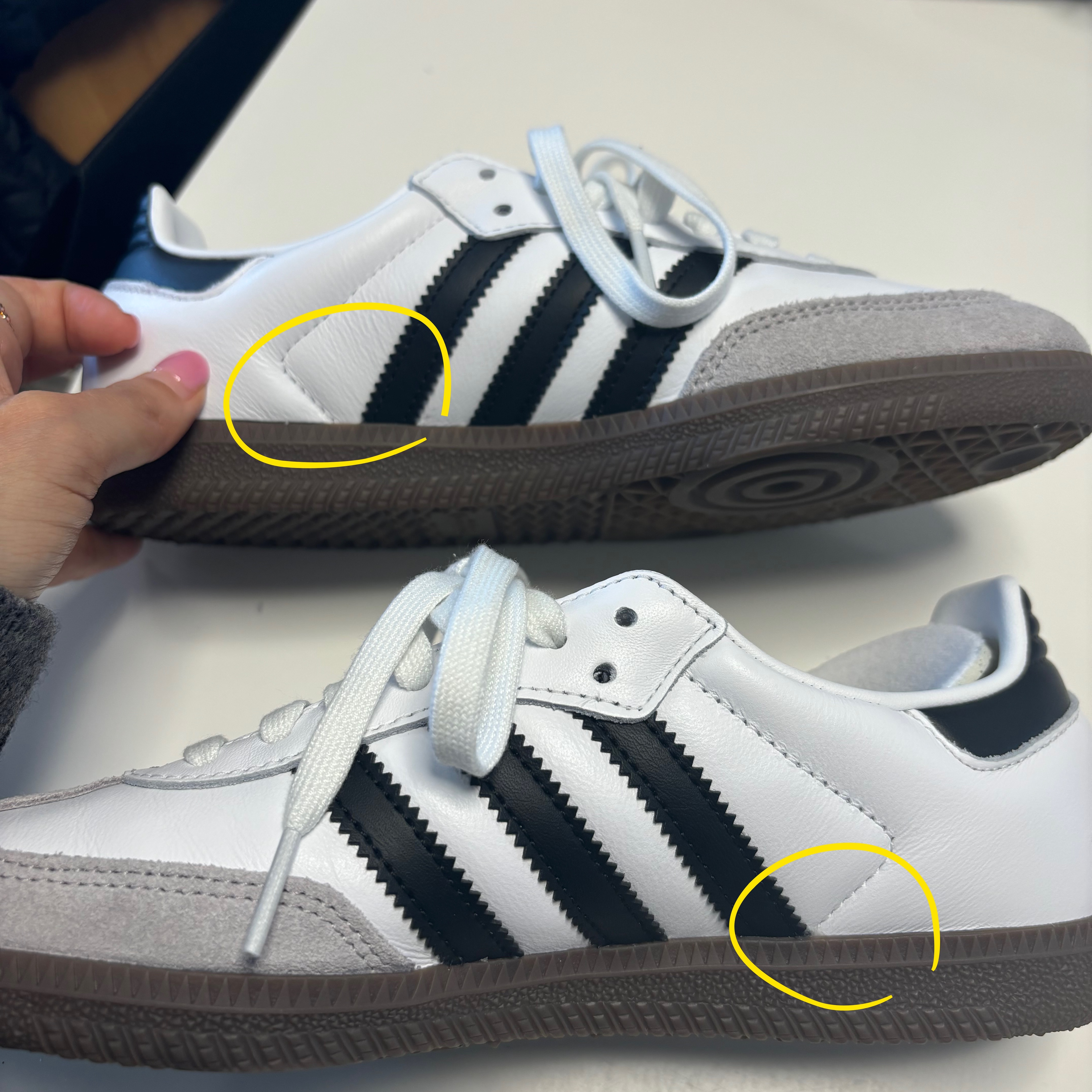 Adidas Samba OG Cloud White 착용 스타일 - 2