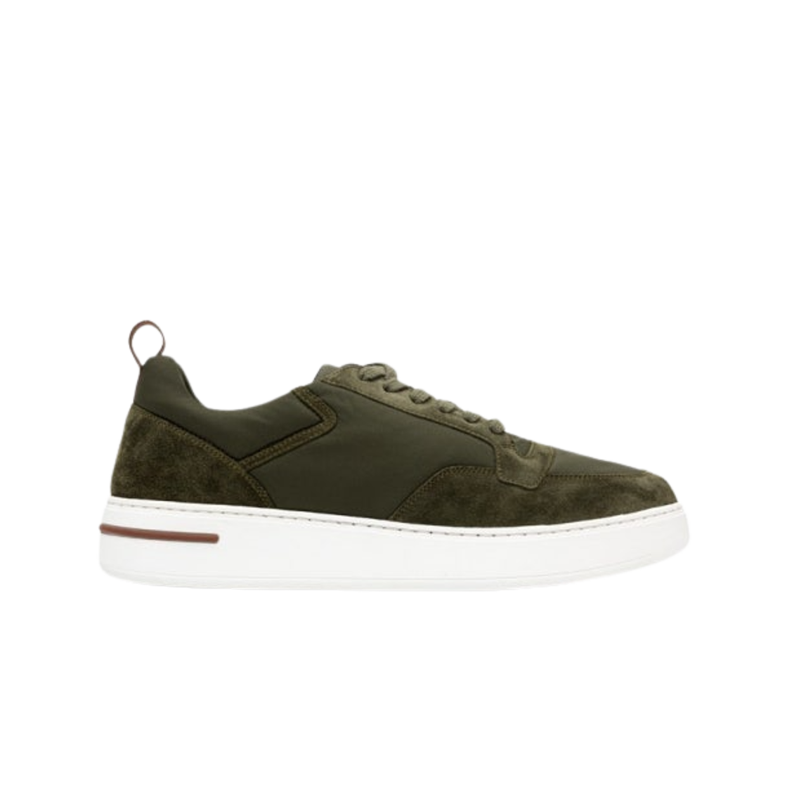 FAM1713-5715 Loro Piana Newport Walk Sneakers Tea Leaf