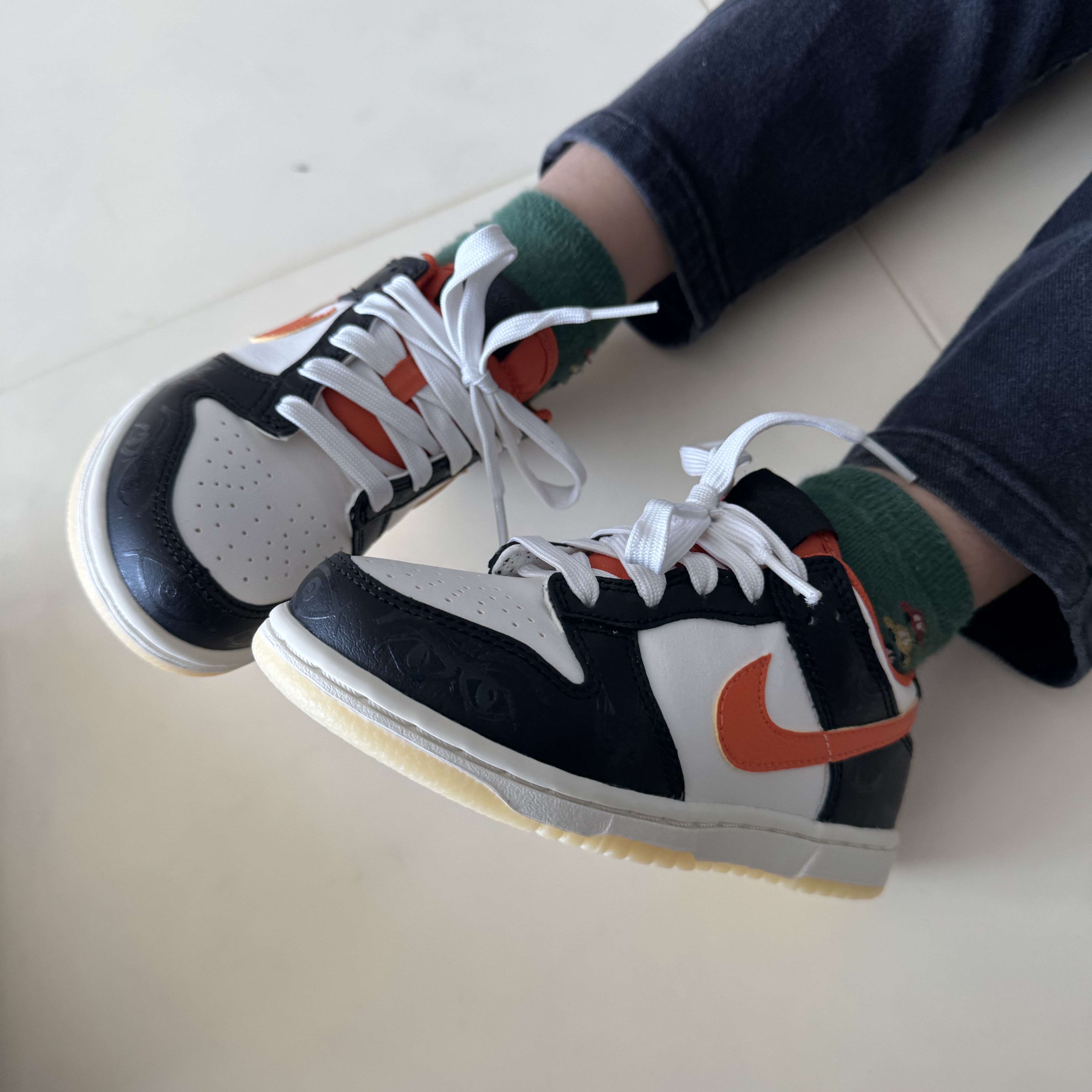 (PS) Nike Dunk Low PRM Halloween 착용 스타일