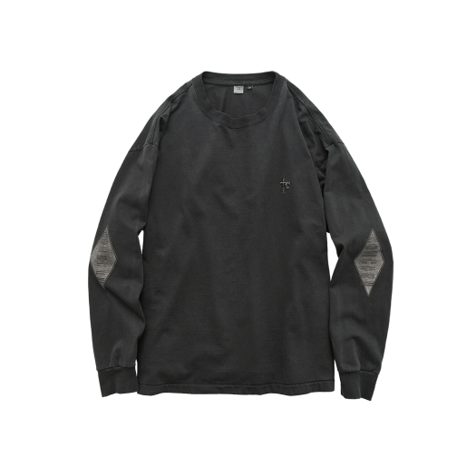 PL5OTL2203AB Polyteru Graphic Long Sleeves 'Elbow Concorde' Purple Charcoal