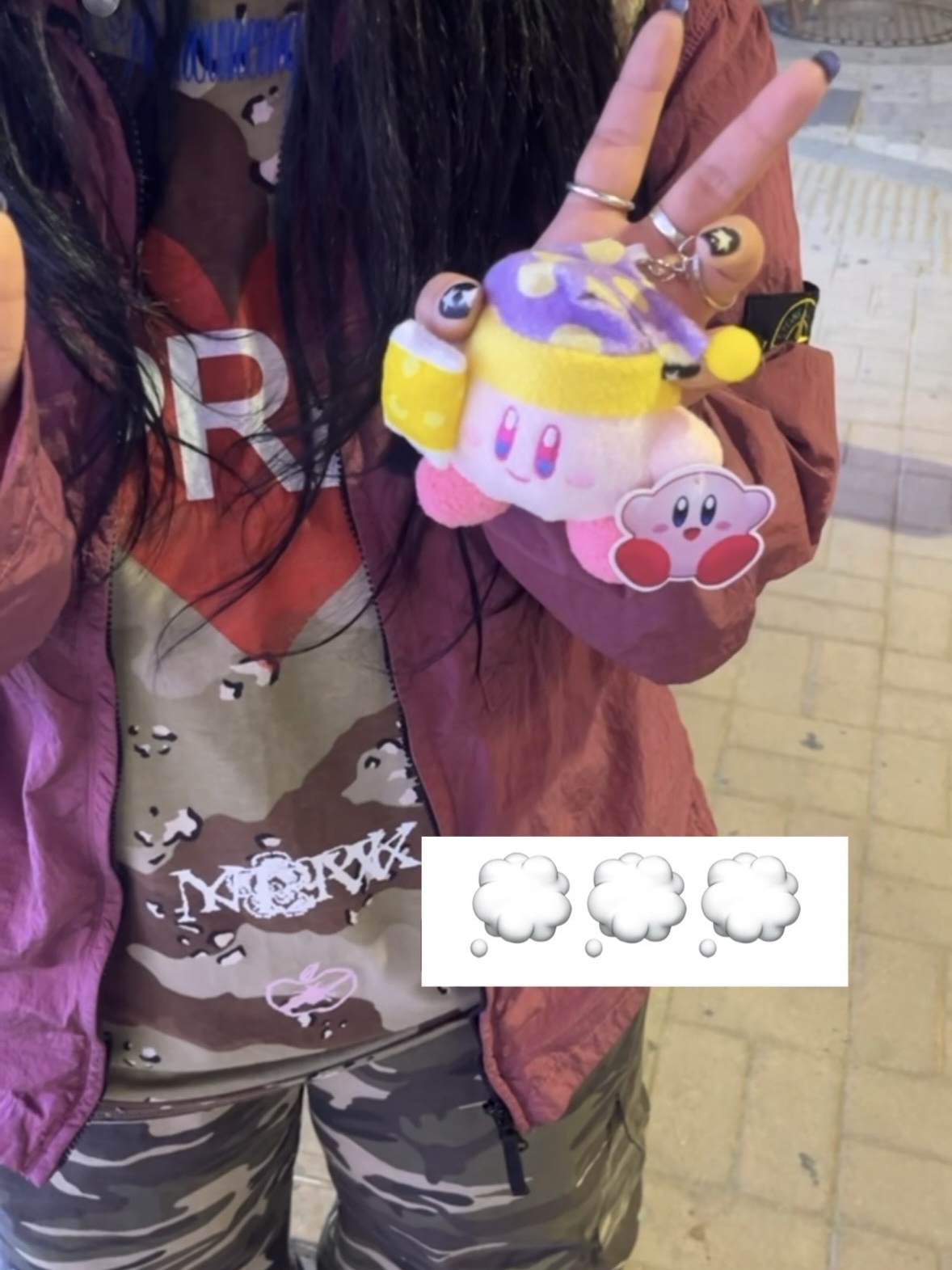 Supreme Announcing T-Shirt Chocolate Chip Camo - 25SS 착용 스타일 - 2