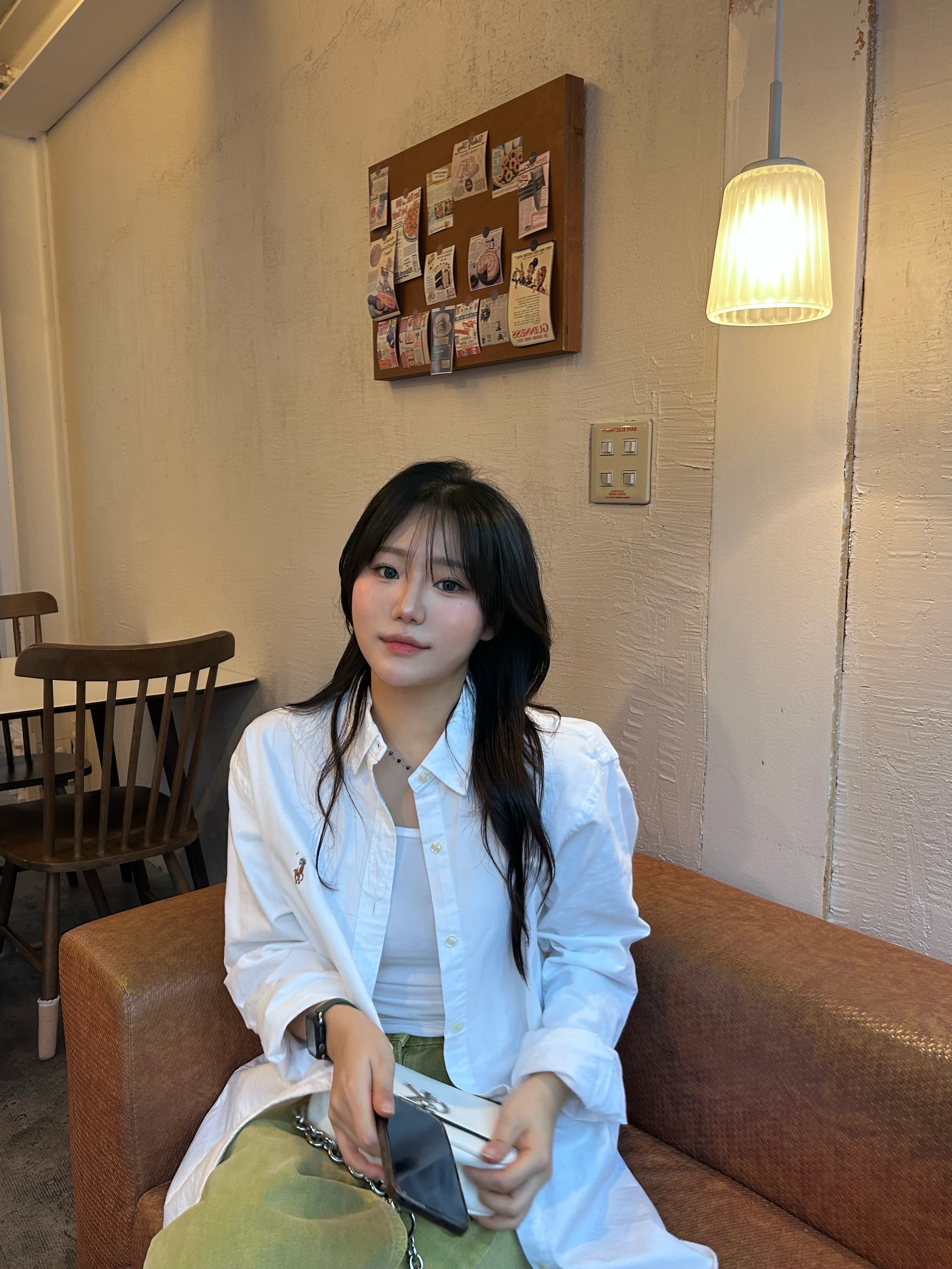 [15% 적립] 폴로 랄프 로렌 칠드런 아이코닉 옥스포드 셔츠 화이트 착용 스타일