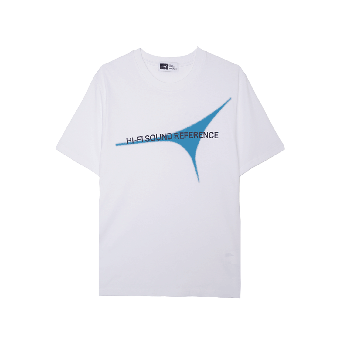 하이파이 사운드 레퍼런스 시그니처 로고 티셔츠 화이트(Hifi Sound Reference Signature Logo T-Shirts White)