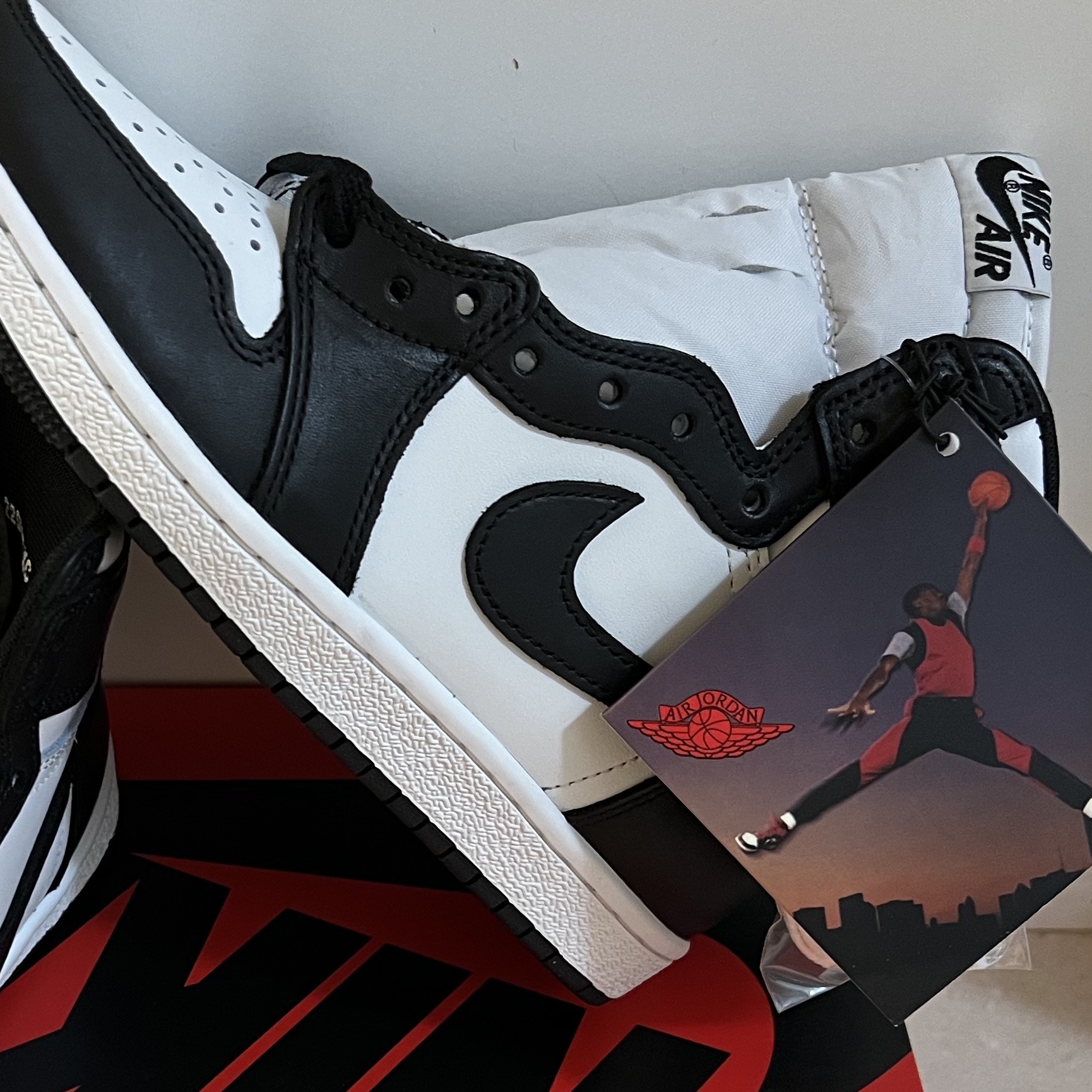 Jordan 1 High 85 Black White 착용 스타일