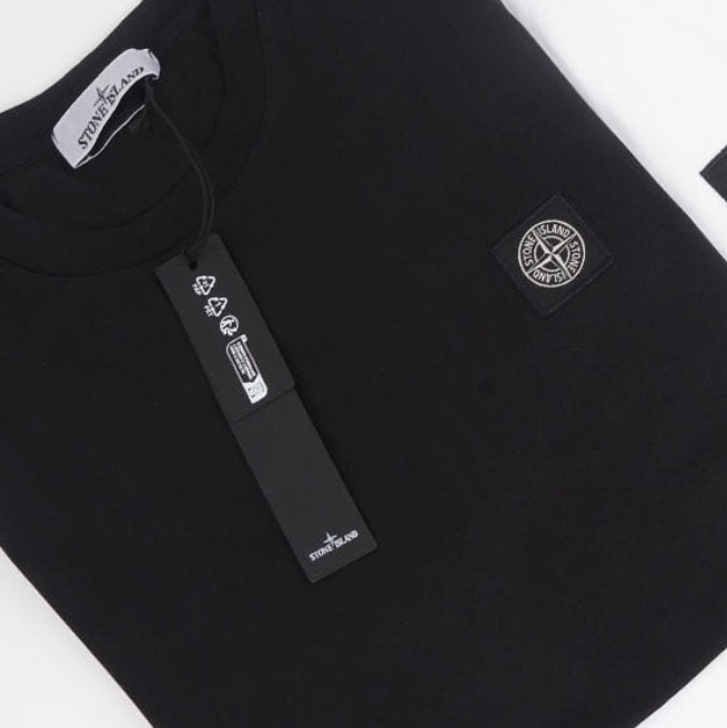 Stone Island 24113 T-Shirt Black - 24SS 착용 스타일
