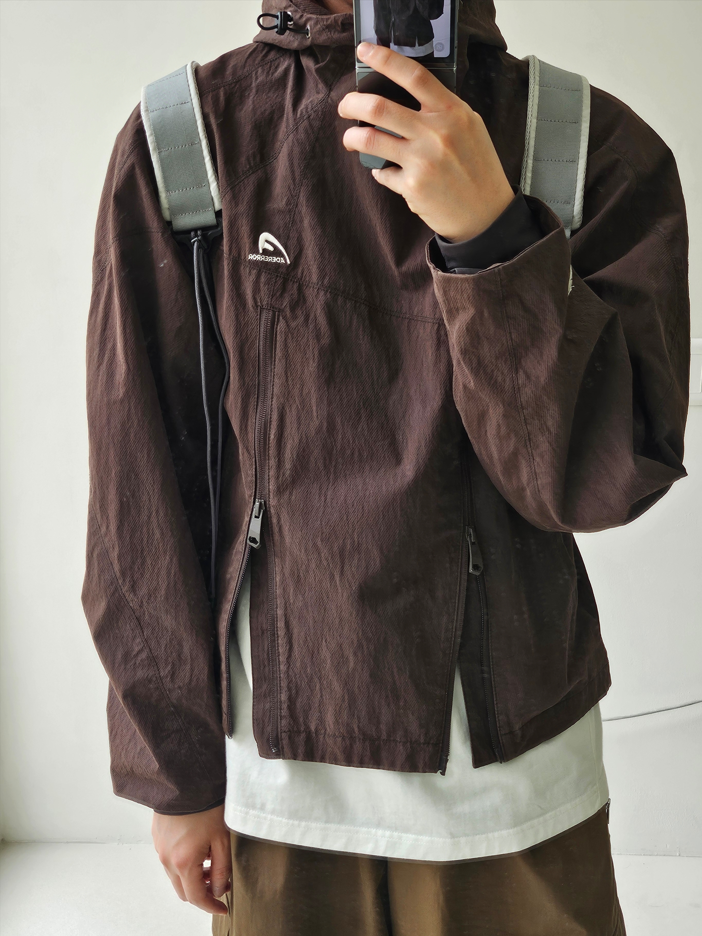Salomon XT-Quest ADV Black, Converse x Ader Error Shapes T-Shirt Cloud Dancer 착용 스타일 - 2