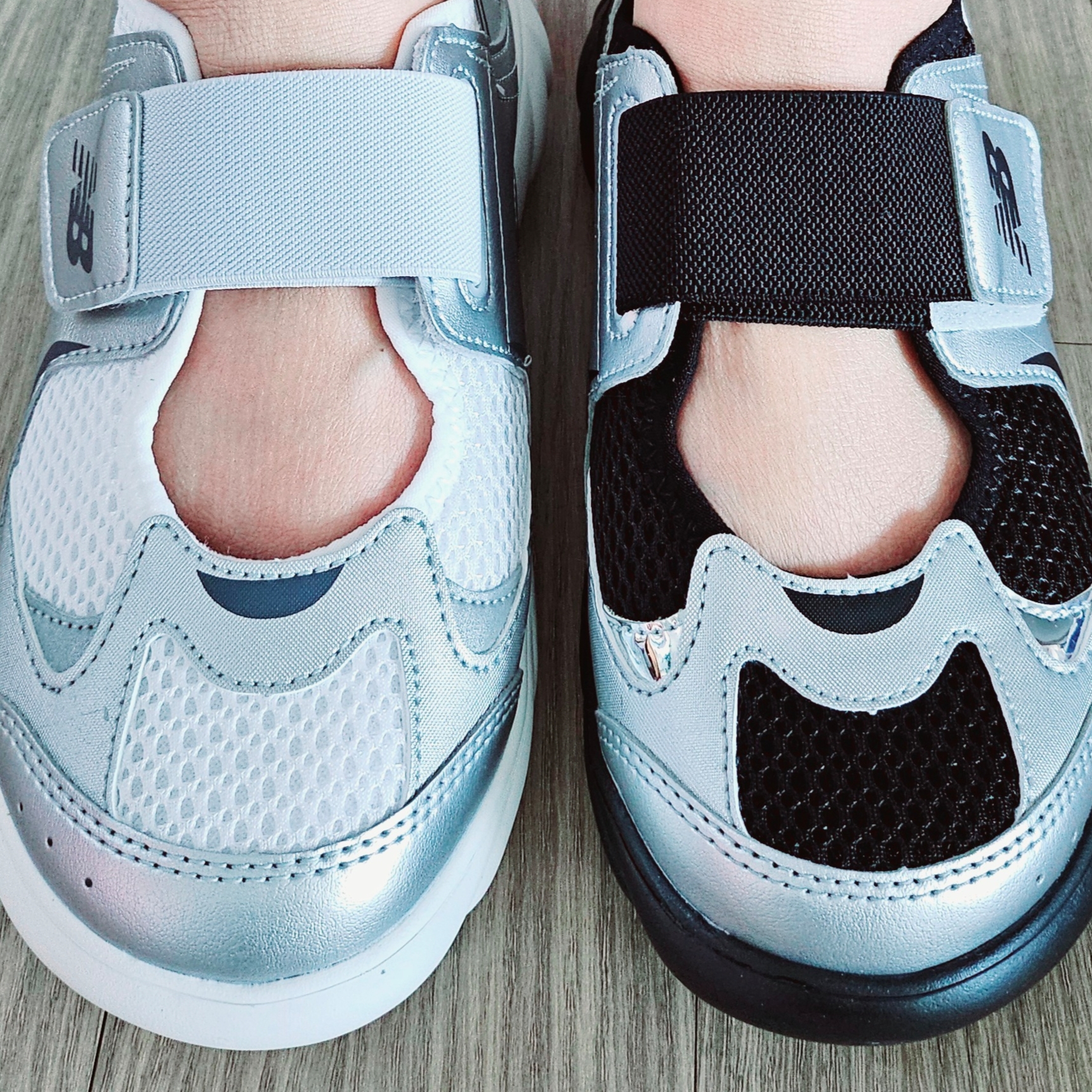 (Kids) New Balance Freedle 920 Sandal Gray, (Kids) New Balance Freedle 920 Sandal Silver 착용 스타일