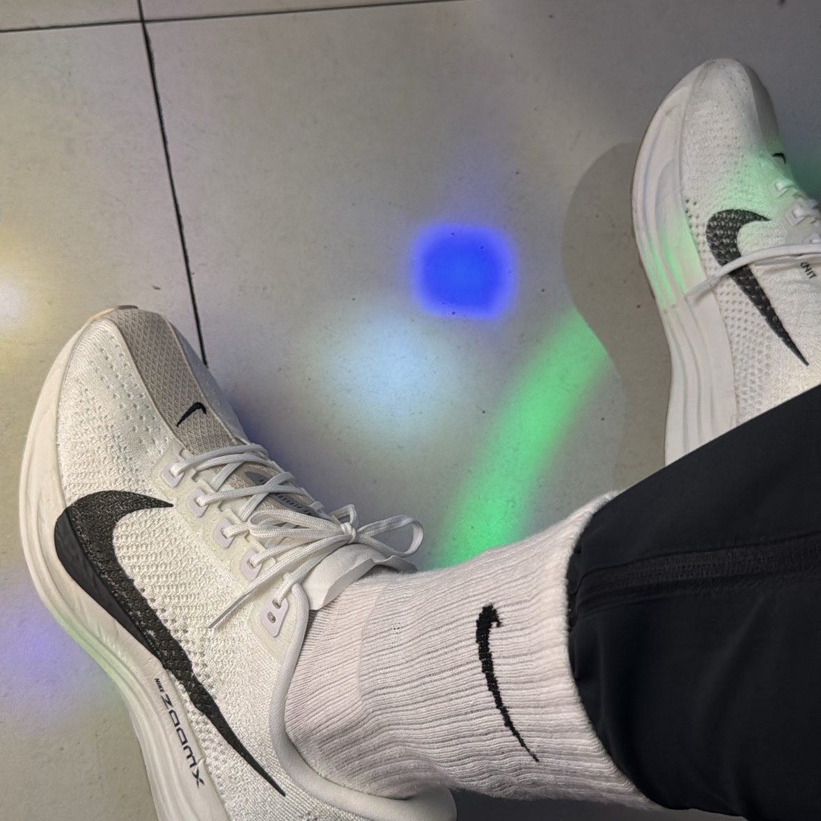 Nike Pegasus Plus  White Sail 착용 스타일