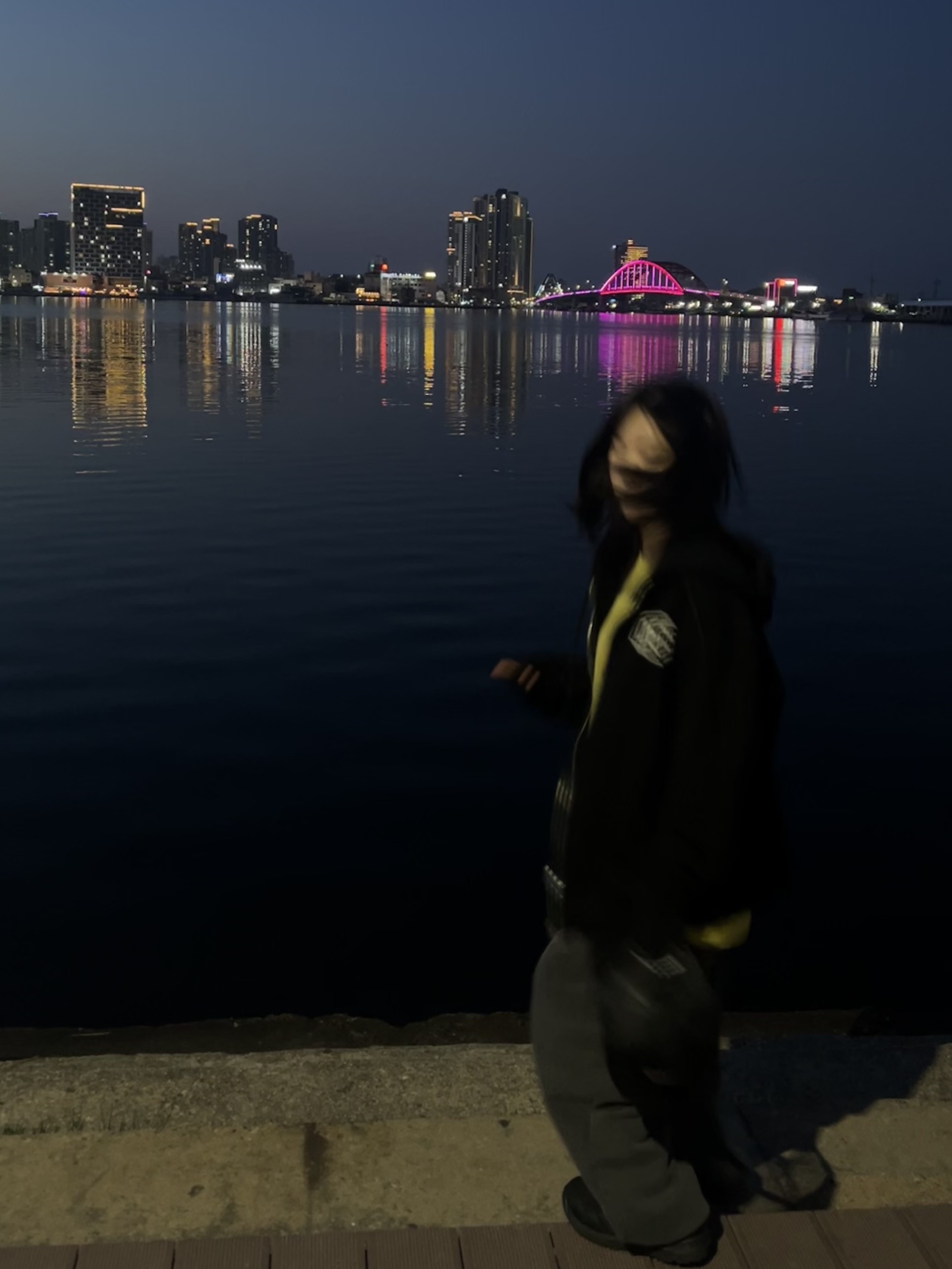 Deus Ex Machina Seoul College Hooded Jacket Black 착용 스타일 - 1