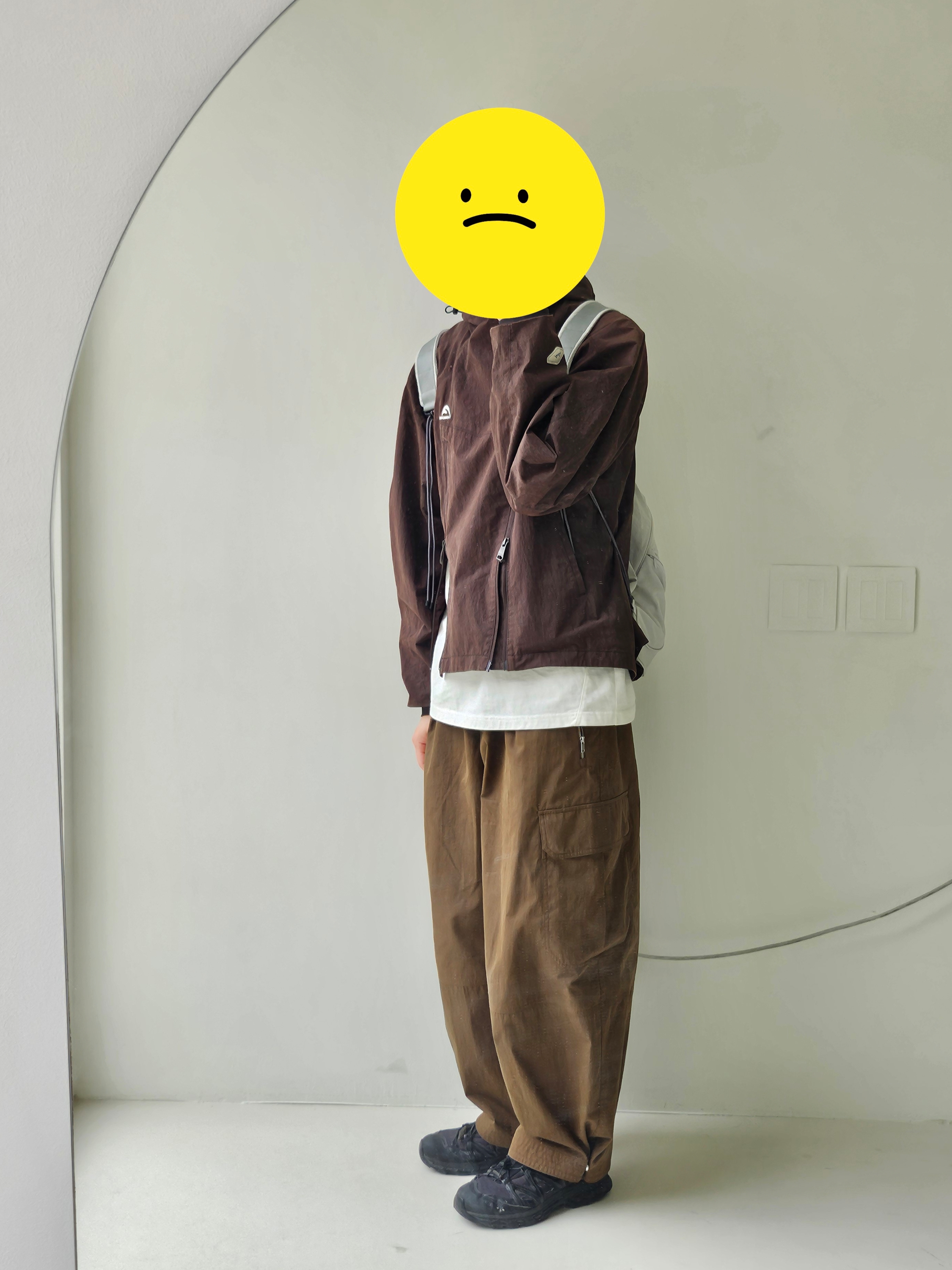 Salomon XT-Quest ADV Black, Converse x Ader Error Shapes T-Shirt Cloud Dancer 착용 스타일 - 4