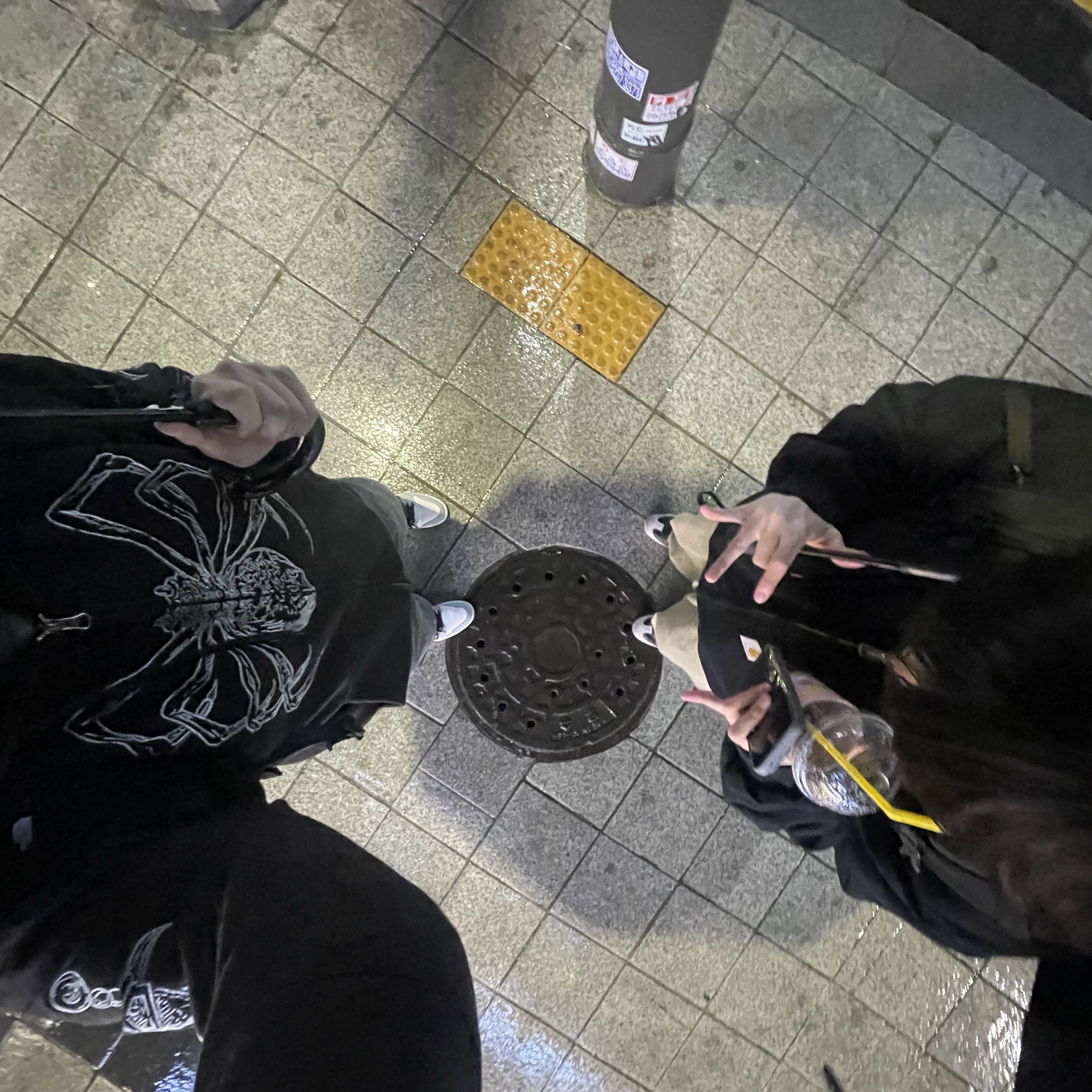 팔라스 TGF 집 후드 블랙 - 24FW, 조던 1 로우 라이트 스모크 그레이 착용 스타일 - 2