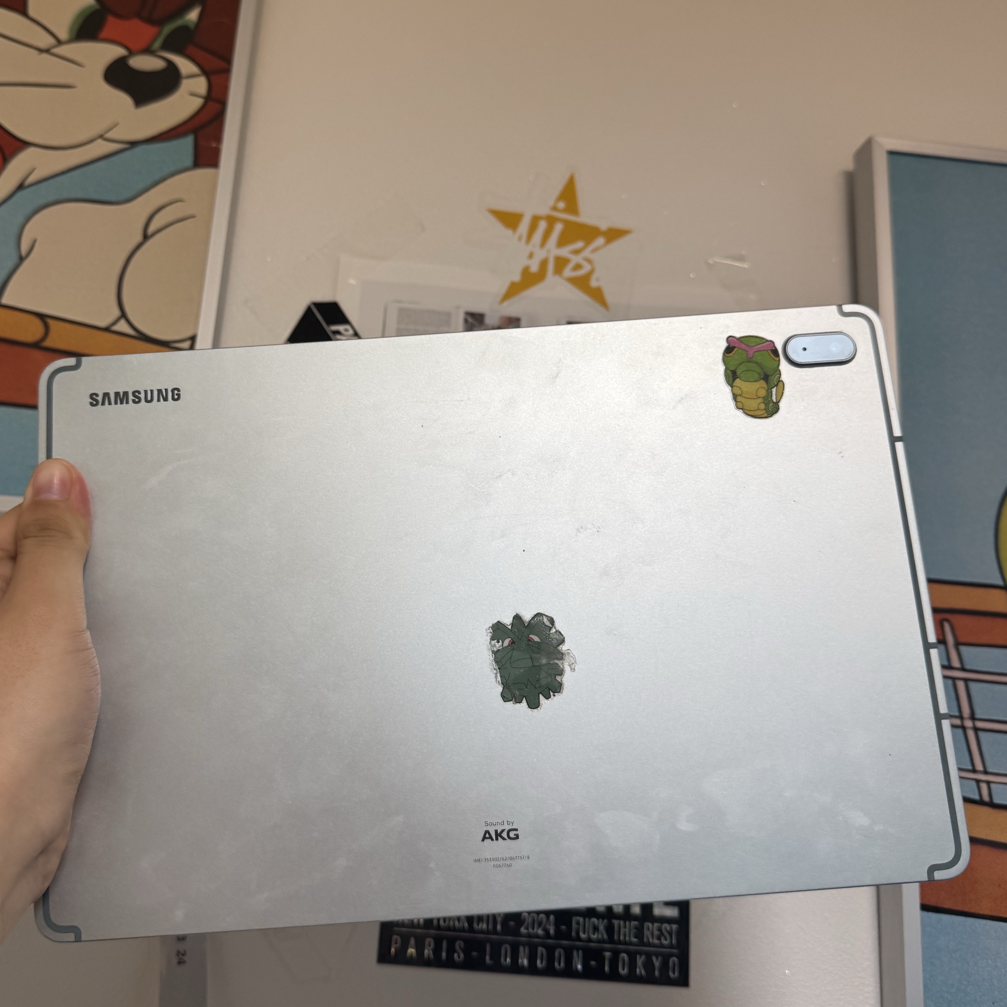 Samsung Galaxy Tab S7 FE Wifi 64GB Mystic Green (Korean Ver.) 착용 스타일