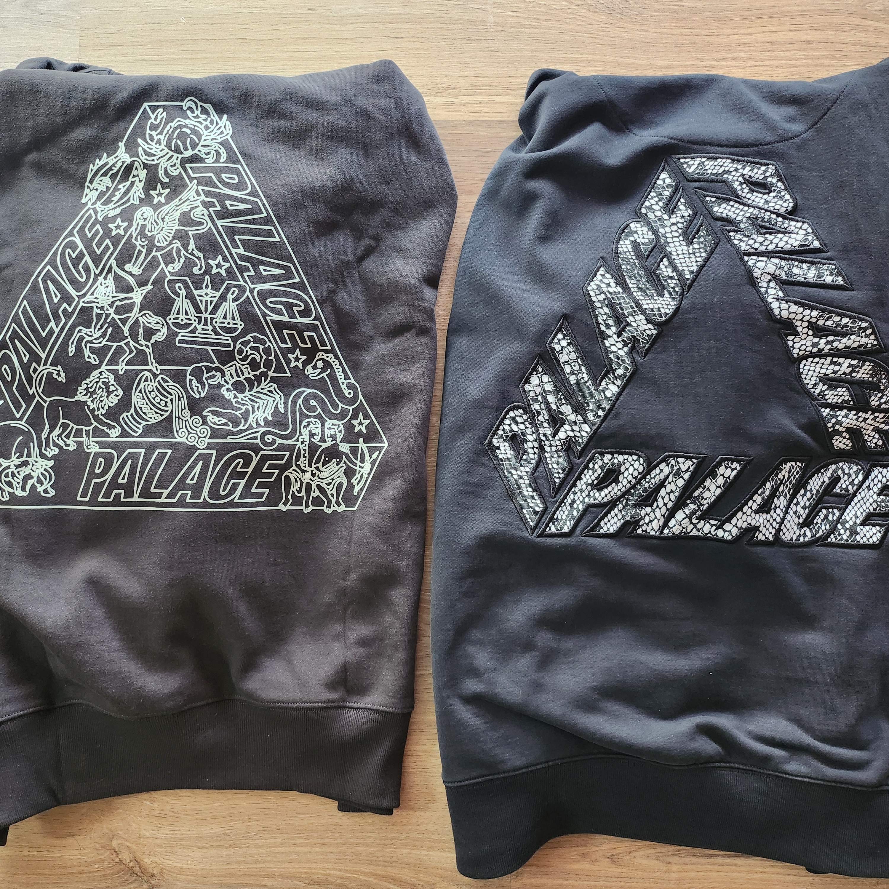 Palace Zodiac Tri-Ferg Hood Black - 25SS, Palace P-3 Snake Applique Hood Black - 23SS 착용 스타일 - 4