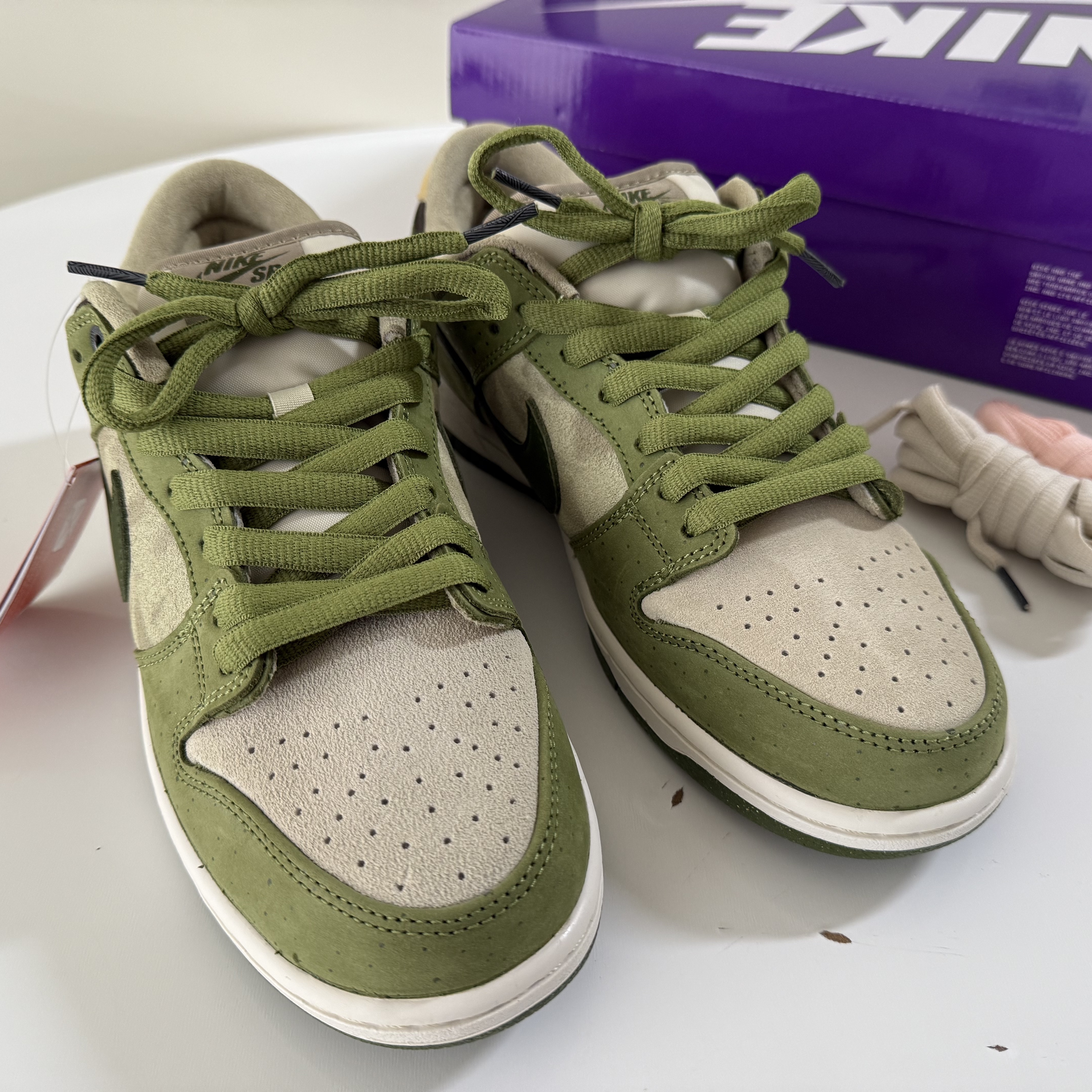 Nike x Yuto Horigome SB Dunk Low Matcha 착용 스타일 - 2