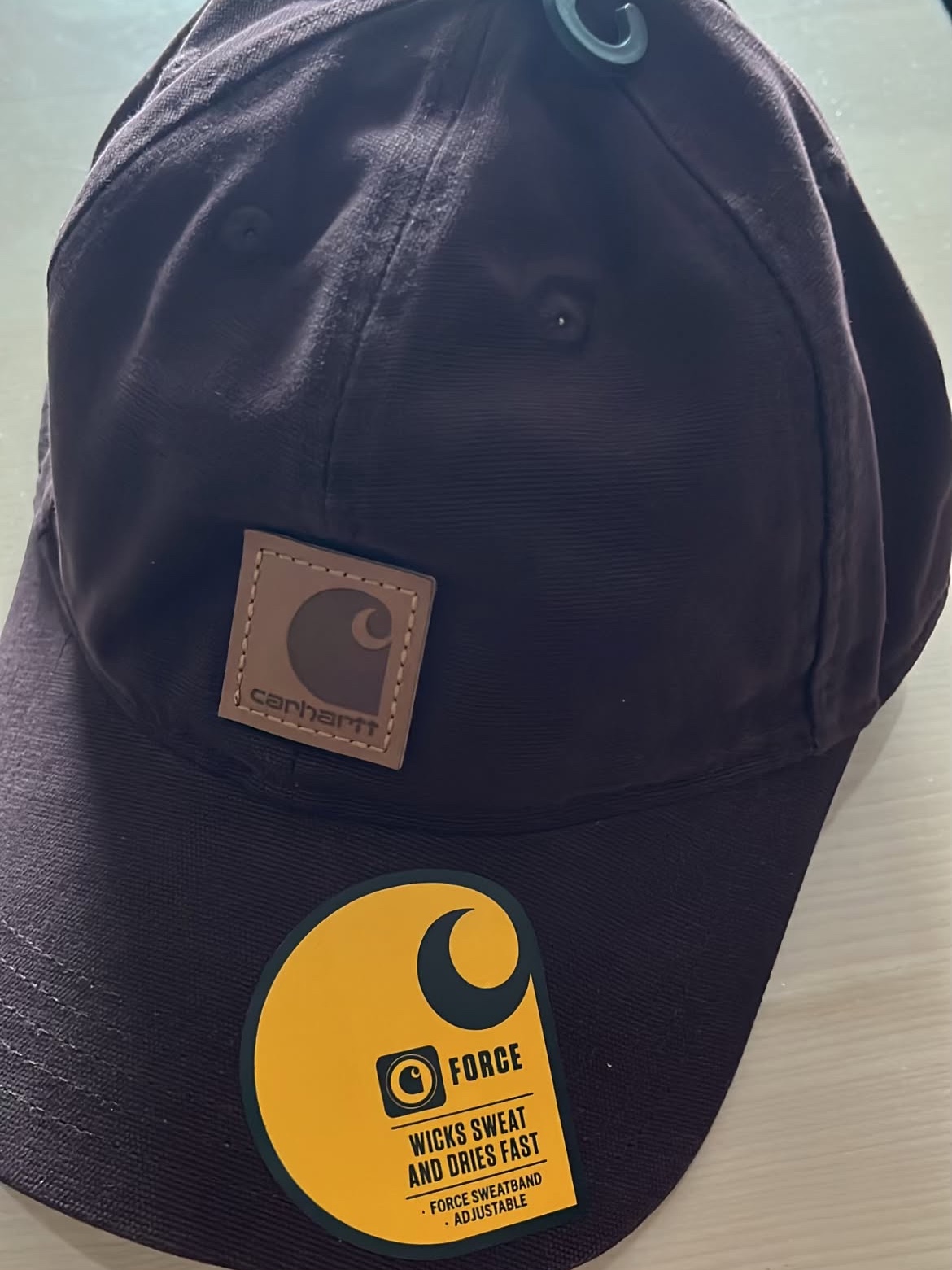 Carhartt Canvas Cap Blackberry 착용 스타일