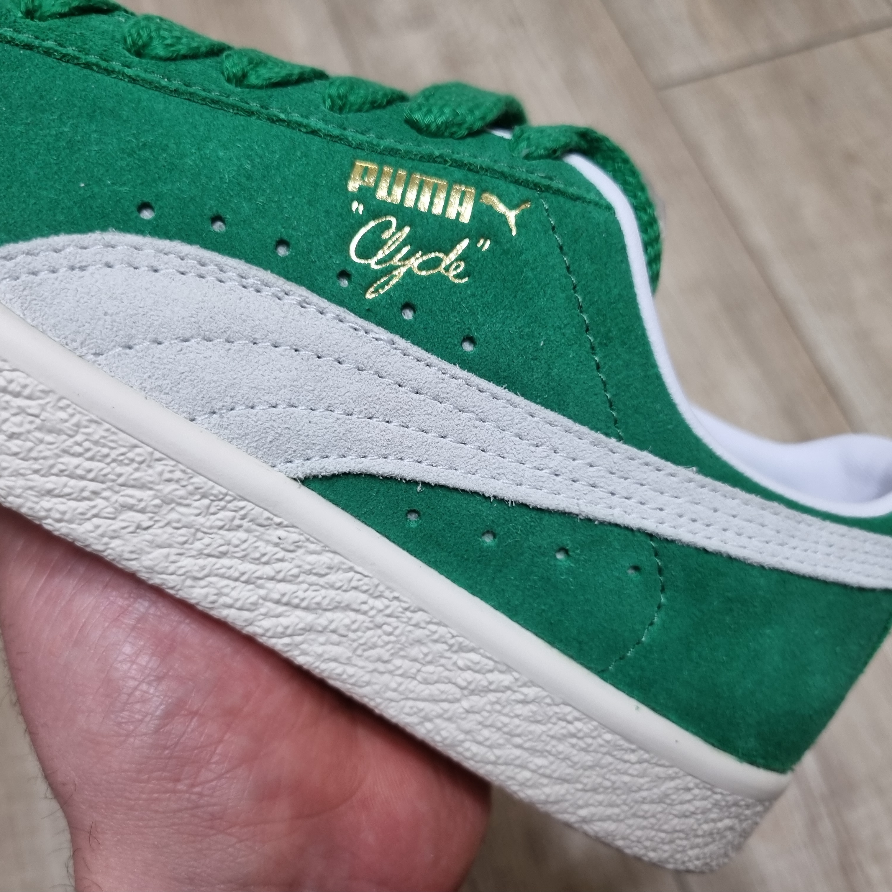 Puma Clyde OG Burdent Green 착용 스타일 - 5