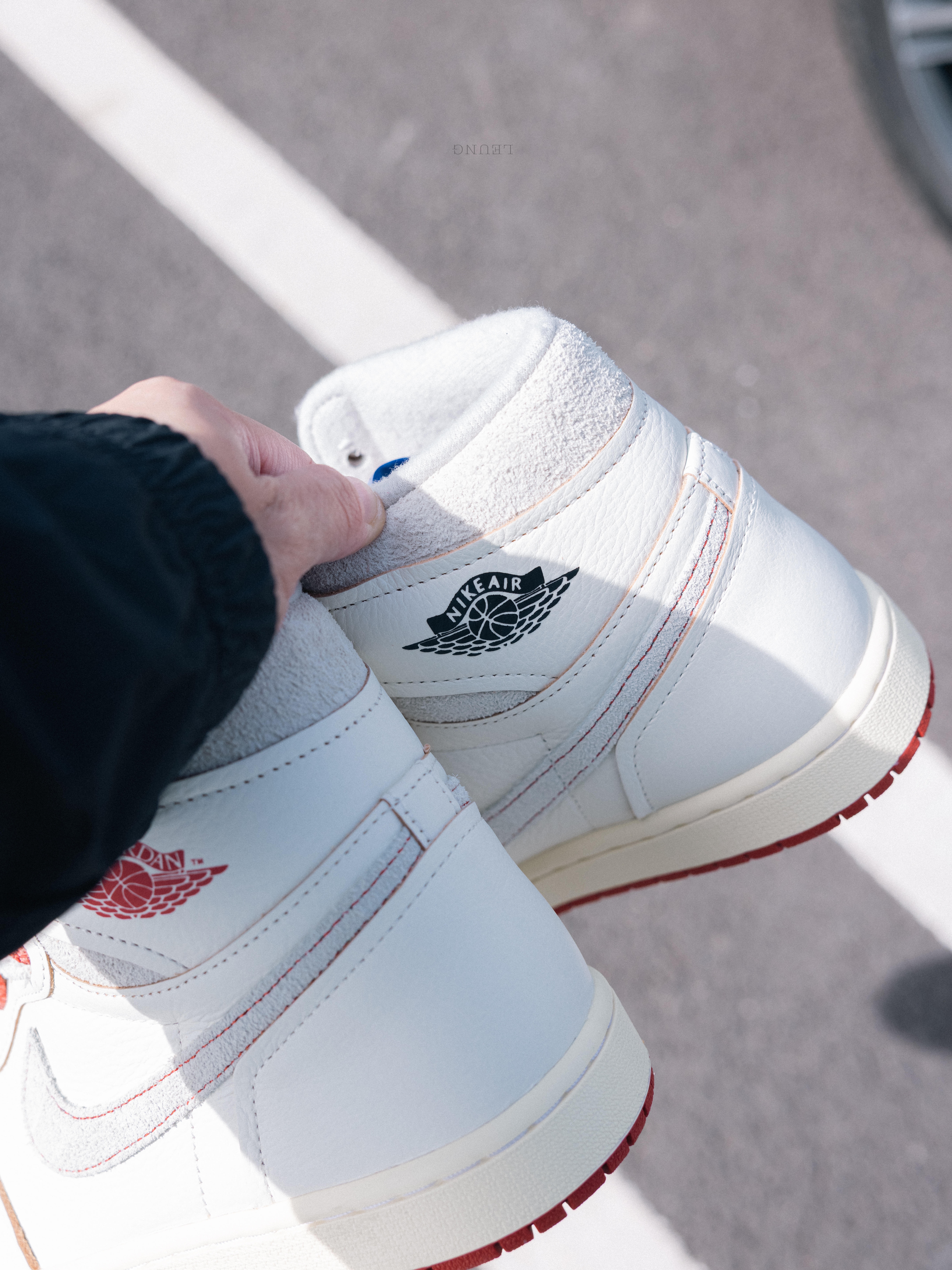 (W) Jordan 1 Retro High OG Rare Air 착용 스타일 - 4