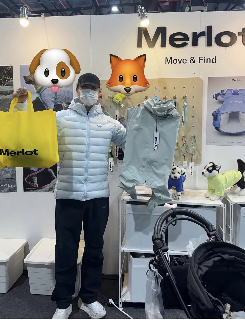 Arc'teryx Cerium Hoody Daybreak, Hoka Stinson 7 White Evening Primrose 착용 스타일 - 1