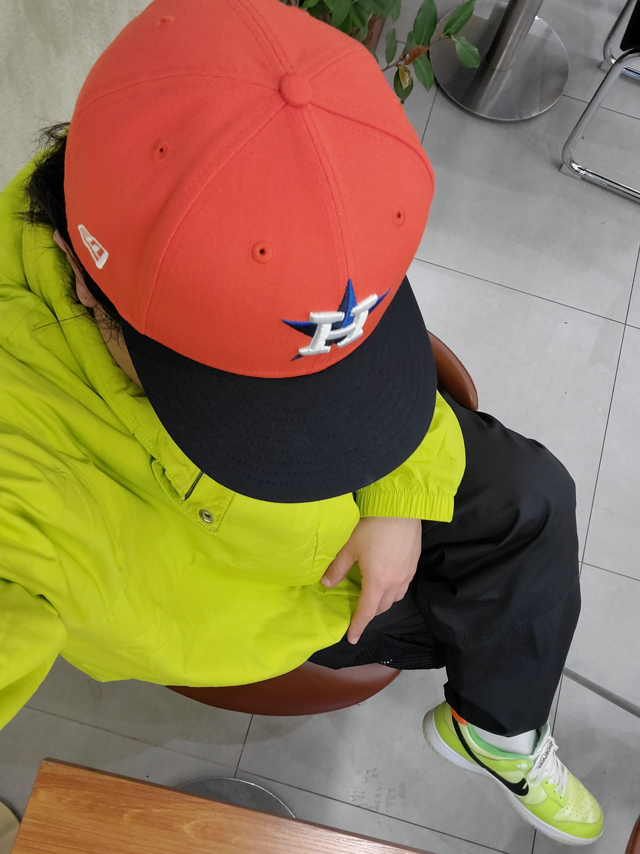Nike Tech Jacket Bright Cactus - Asia, Nike Dunk Low Volt 착용 스타일 - 1