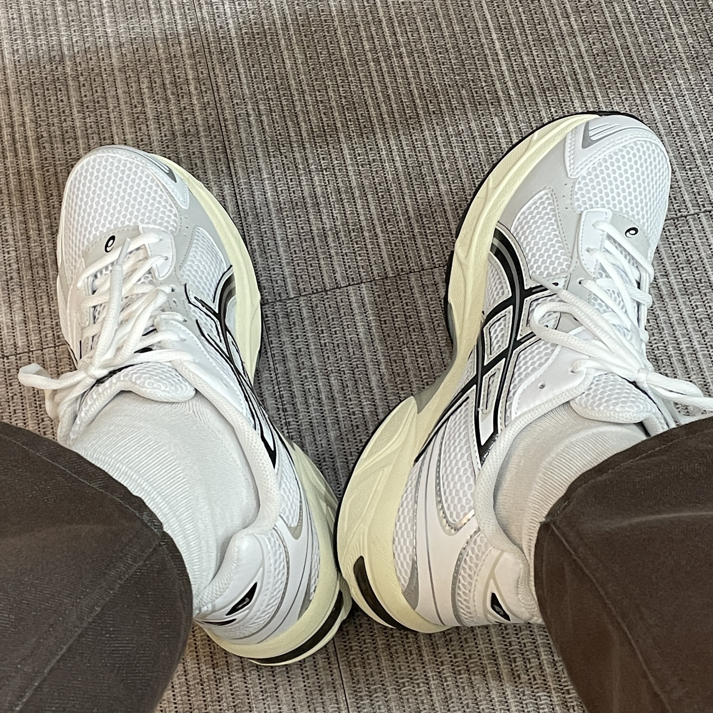 Asics Gel-1130 White Cloud Grey 착용 스타일 - 2