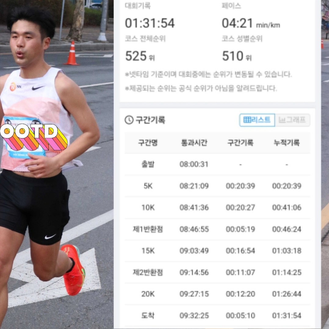 나이키 에어 줌 알파플라이 넥스트% 3 브라이트 크림슨 라임 블라스트 착용 스타일