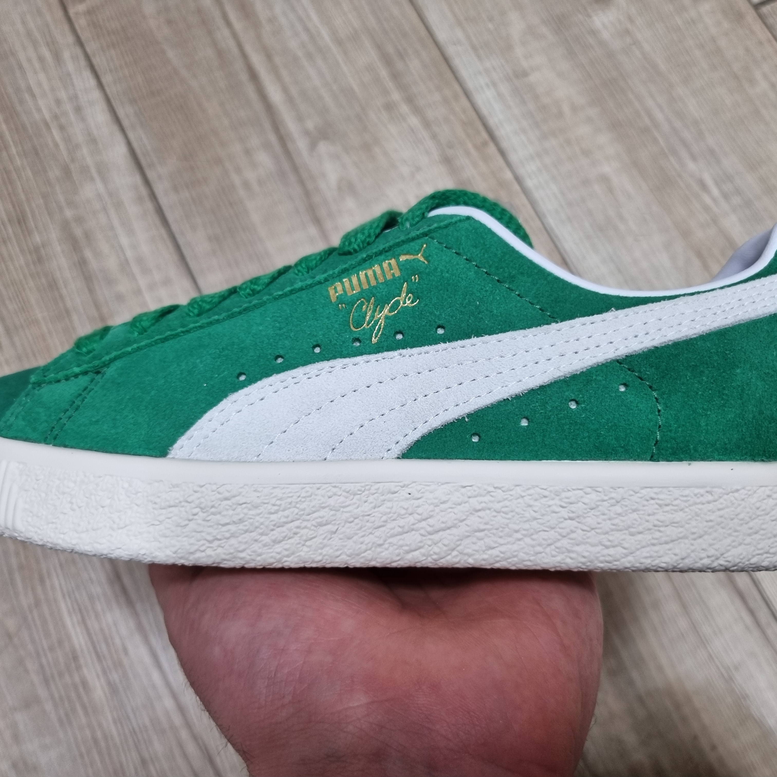Puma Clyde OG Burdent Green 착용 스타일 - 4