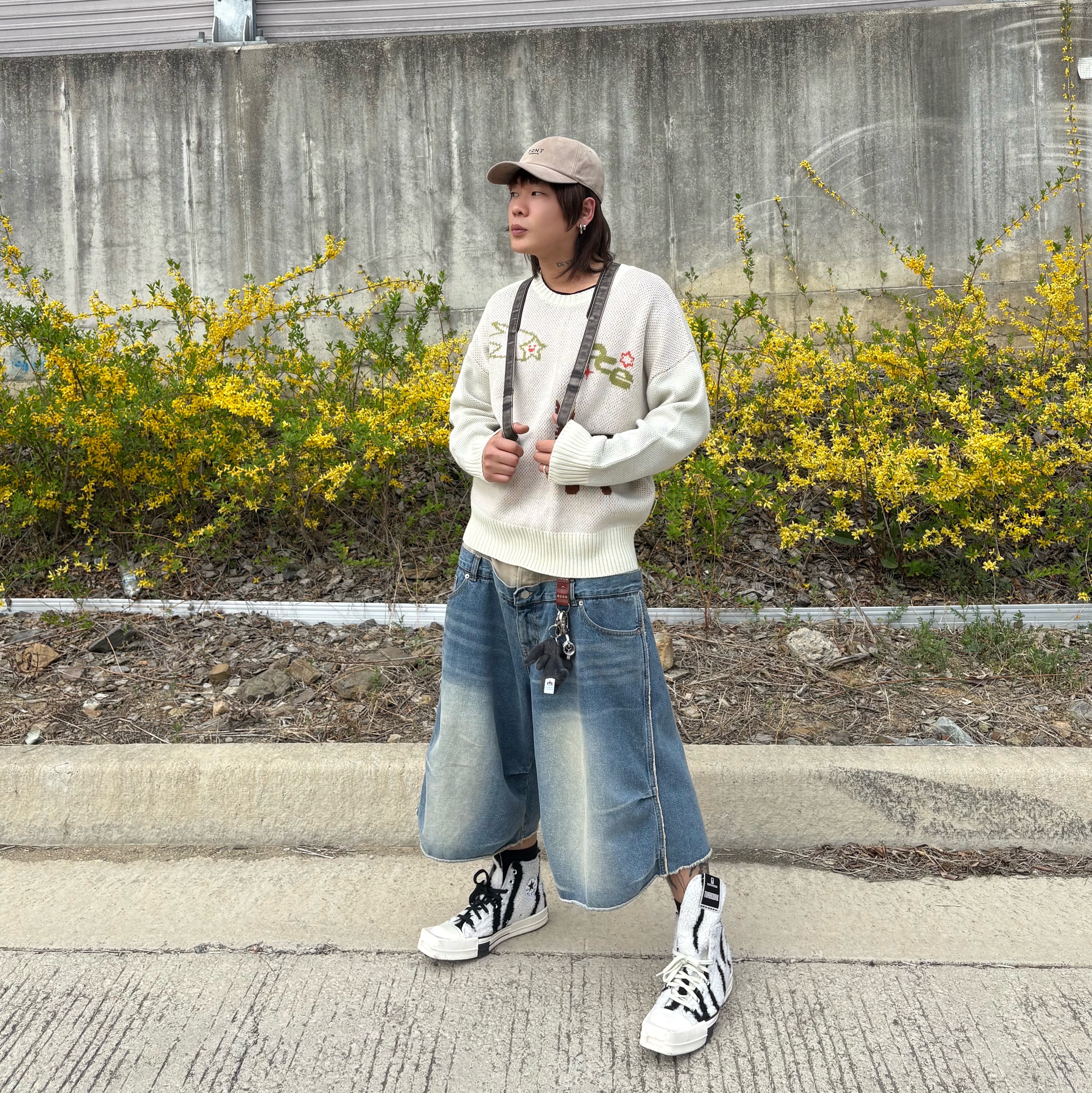 Converse x Drkshdw Turbodrk Chuck 70 Hi Lilly White 착용 스타일 - 2