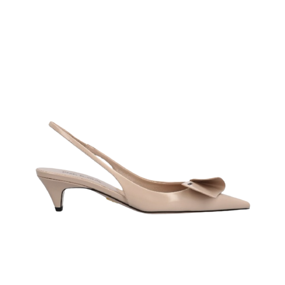 1I318N-055-F0NZ2 (W) Prada Brushed Leather Slingback Lily