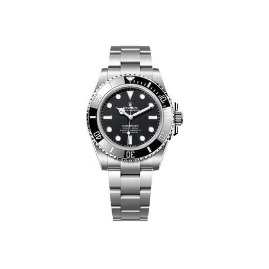 124060-NO.5166 Rolex Submariner No-Date 41-124060 Black Bar+Dot Oyster