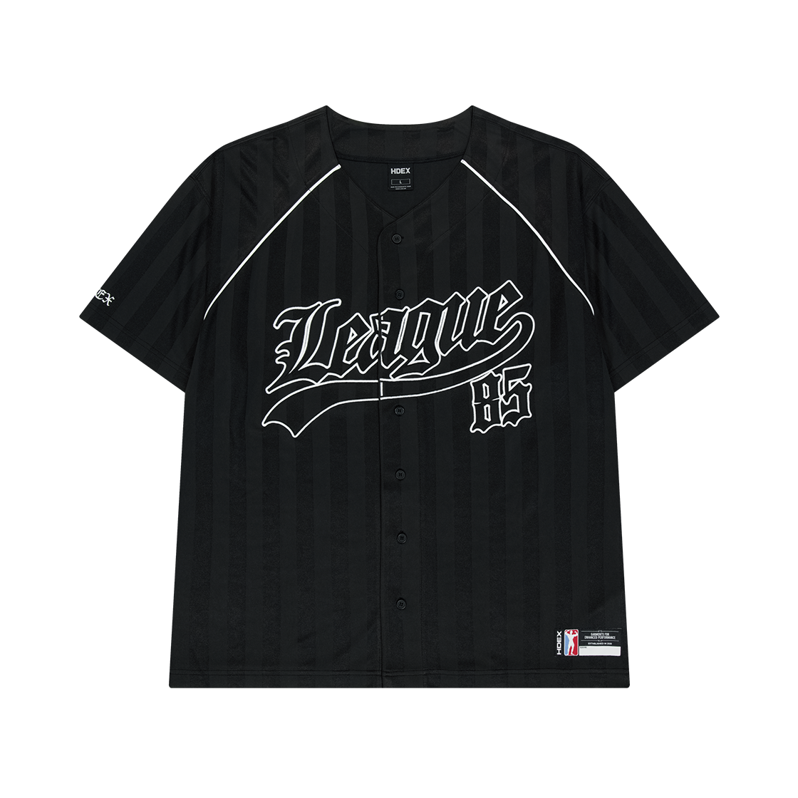 에이치덱스 리그 85 베이스볼 저지 블랙