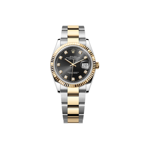126233-NO.4984 Rolex Datejust 36-126233 Black 10P Oyster