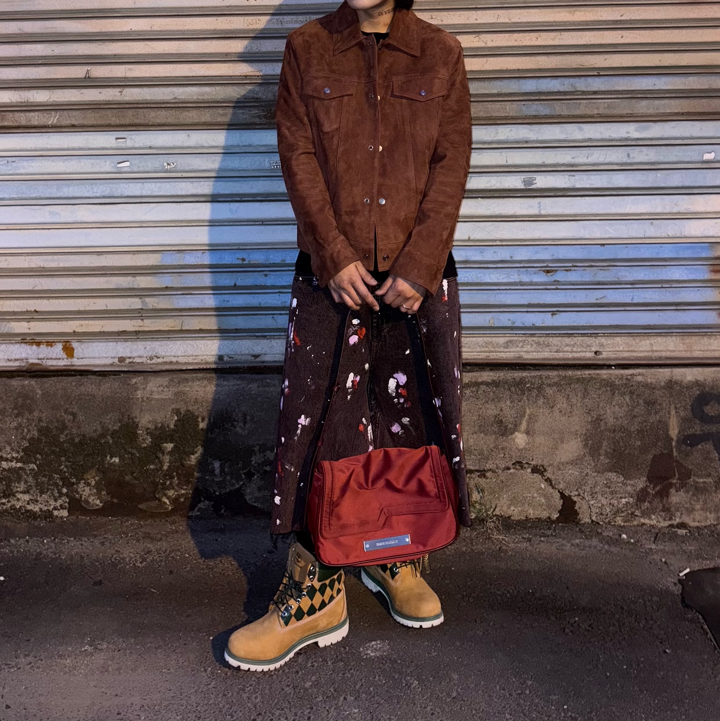 KASINA x Timberland 6 In Premium Vibram GTX Wheat 착용 스타일 - 2