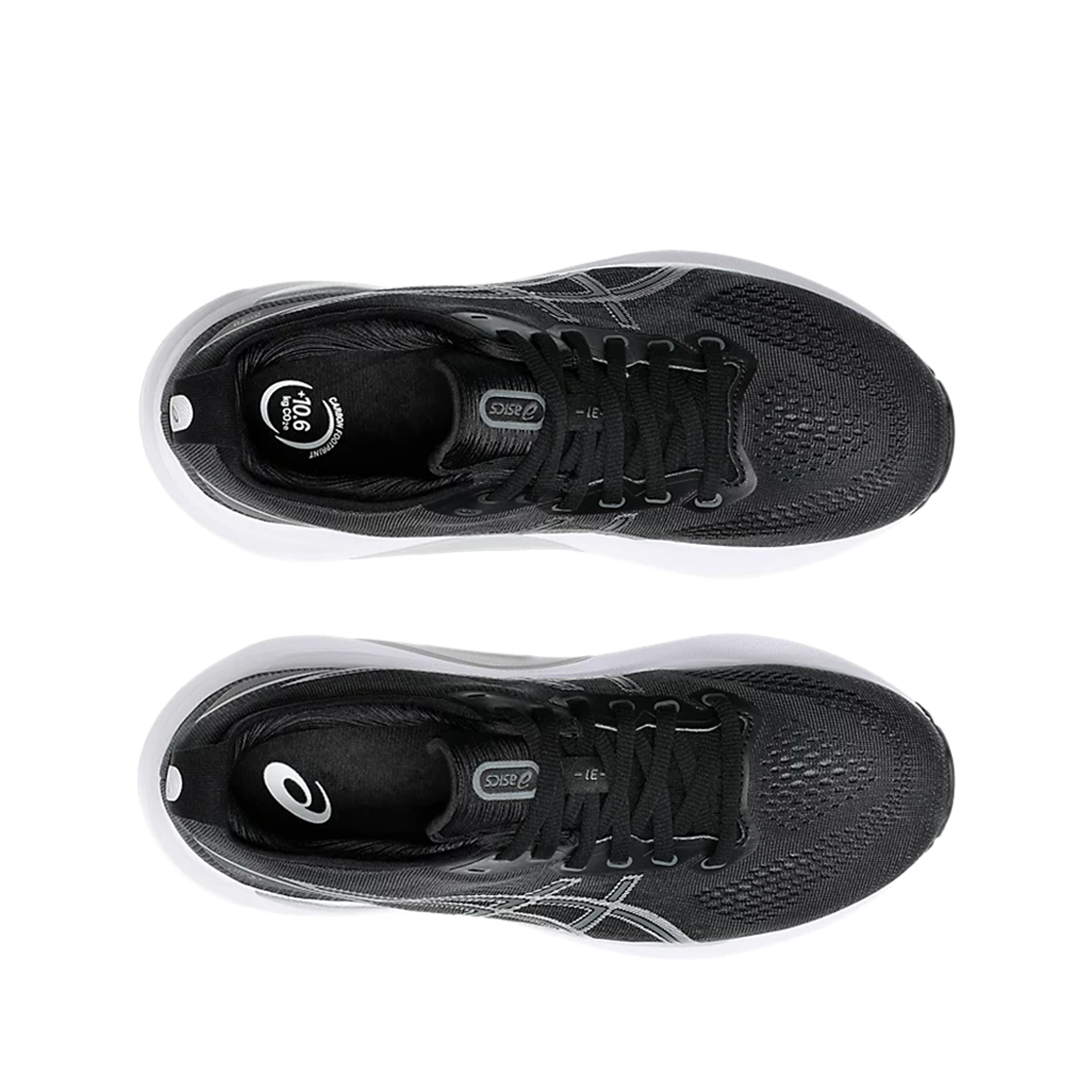 (W) 아식스 젤 카야노 31 블랙 퓨어 실버 - D 와이드((W) Asics Gel-Kayano 31 Black Pure Silver - D Wide) - 2