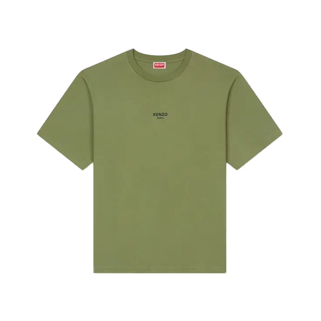 겐조 팝 오버사이즈 티셔츠 올리브 - 25SS(Kenzo Pop Oversized T-Shirt Olive - 25SS)