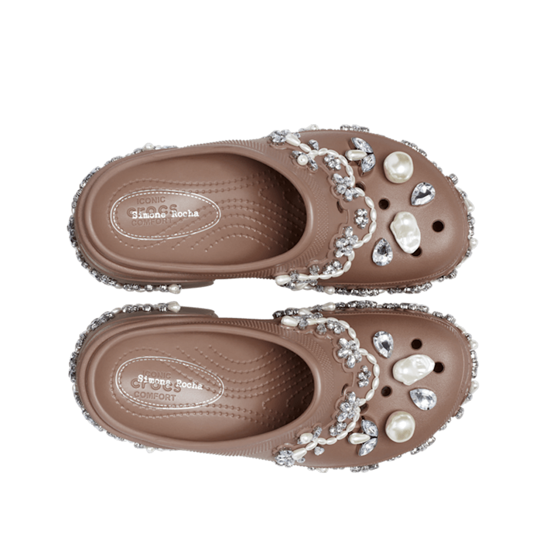 크록스 x 시몬 로샤 사이렌 클로그 라떼(Crocs x Simone Rocha Siren Clog Latte) - 2