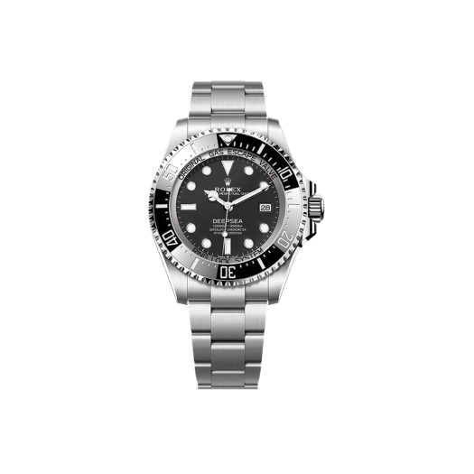 롤렉스 씨드웰러 딥씨 44-136660 블랙 바+도트 오이스터