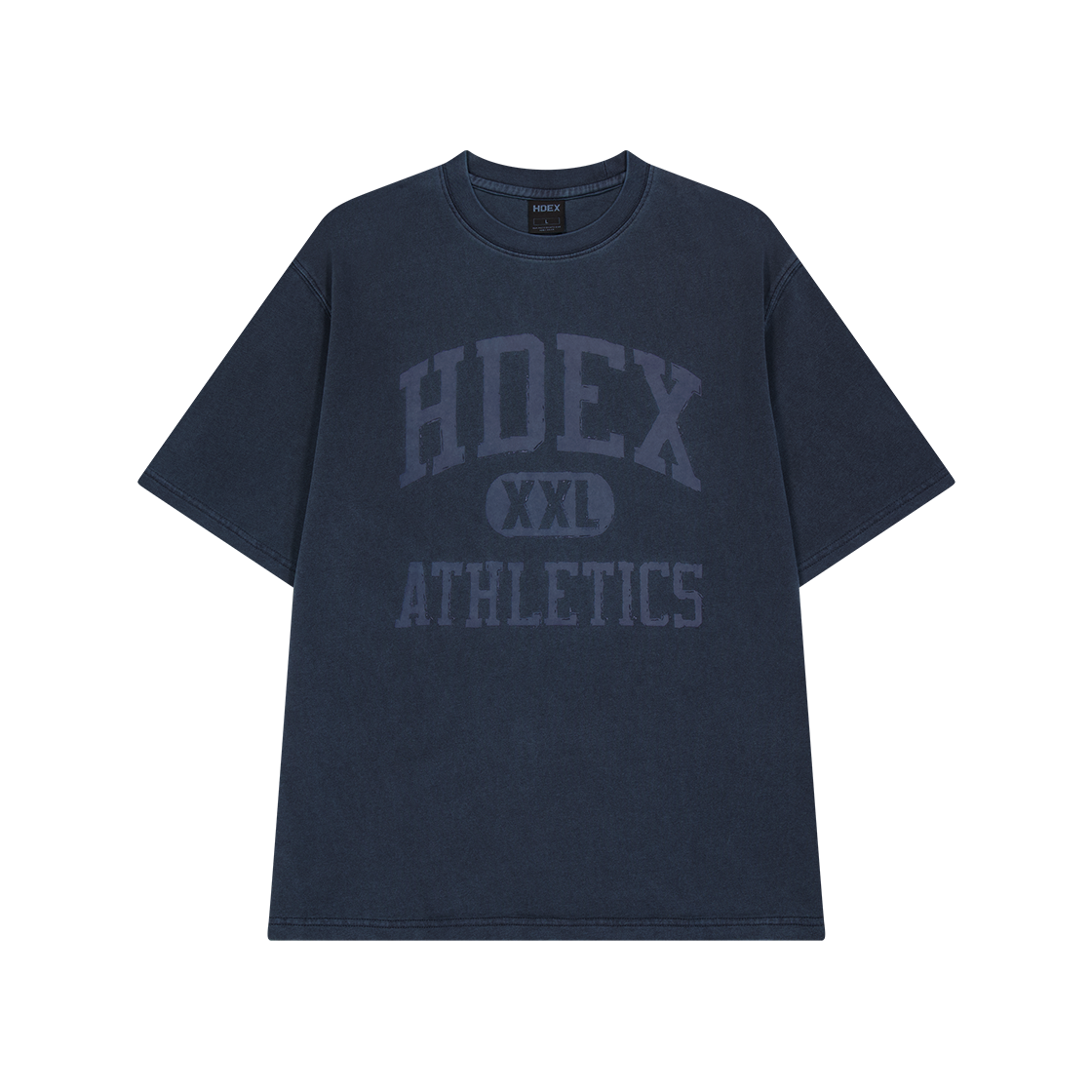 에이치덱스 바시티 워시드 숏 슬리브 Pigment 네이비