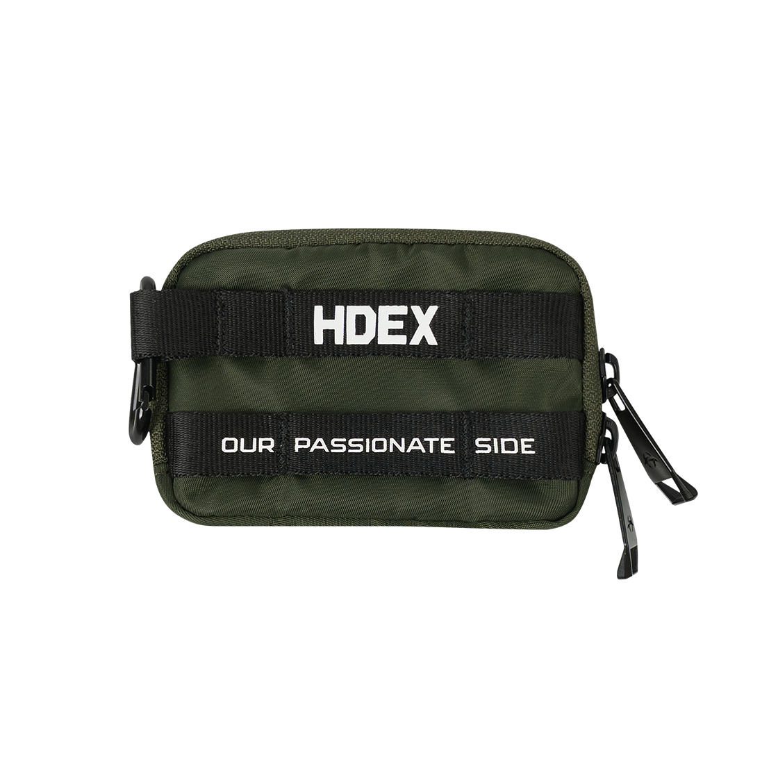 에이치덱스 카라비너 카드 케이스 카키(HDEX Carabiner Card Case Khaki)