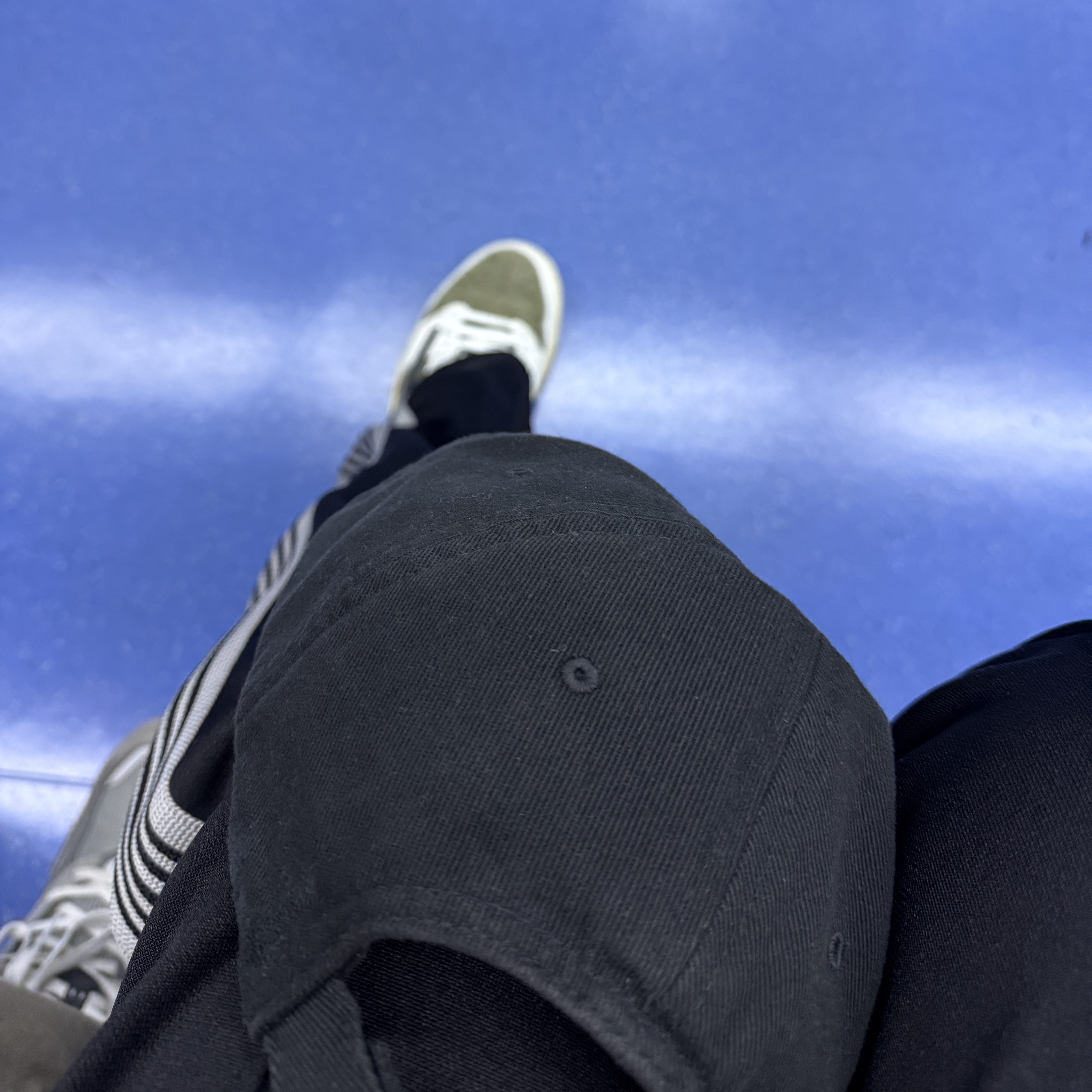 Needles x LHP Track Pants Poly Smooth Black White 착용 스타일 - 1