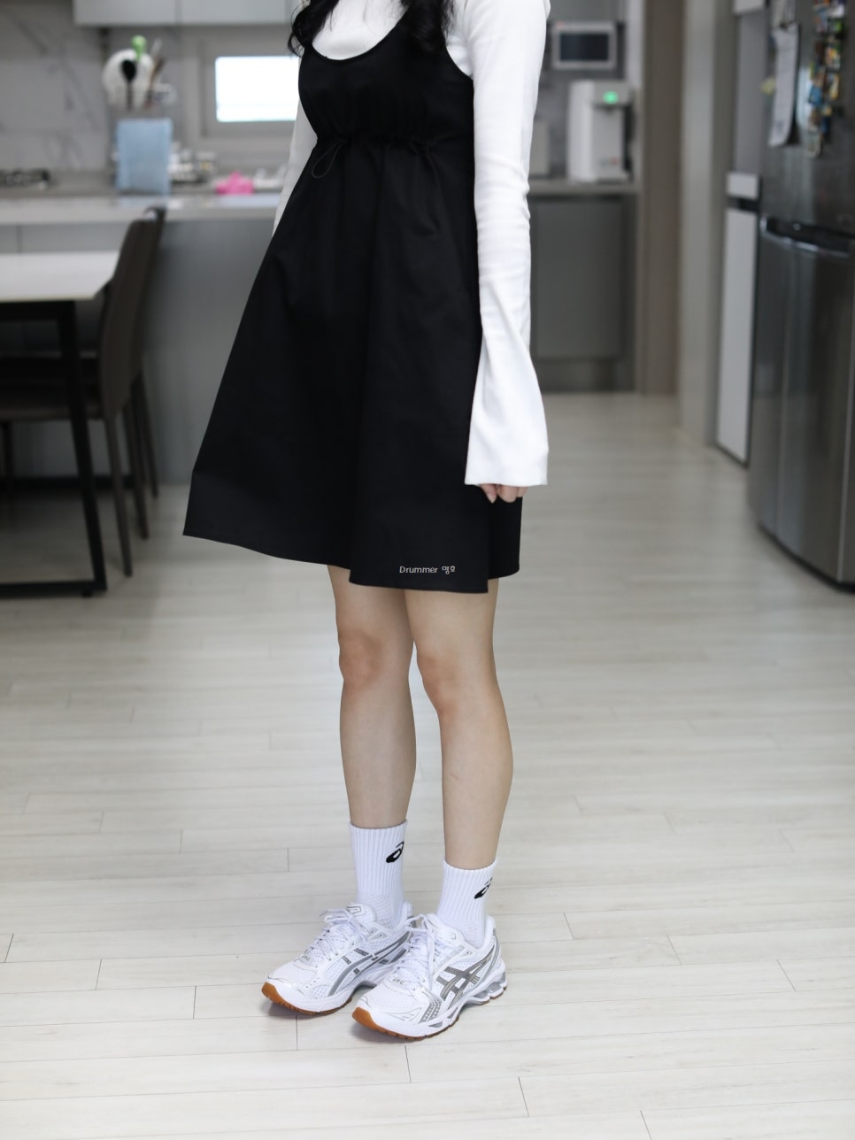 Asics x A.P.C. Gel-Kayano 14 White Pure Silver 착용 스타일 - 1