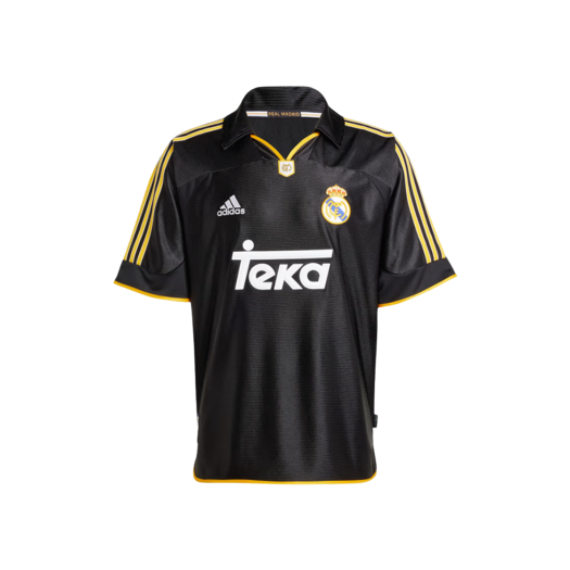 JW1992 Adidas Real Madrid 99/00 Away Jersey Black - KR Sizing (Non Marking Ver.)